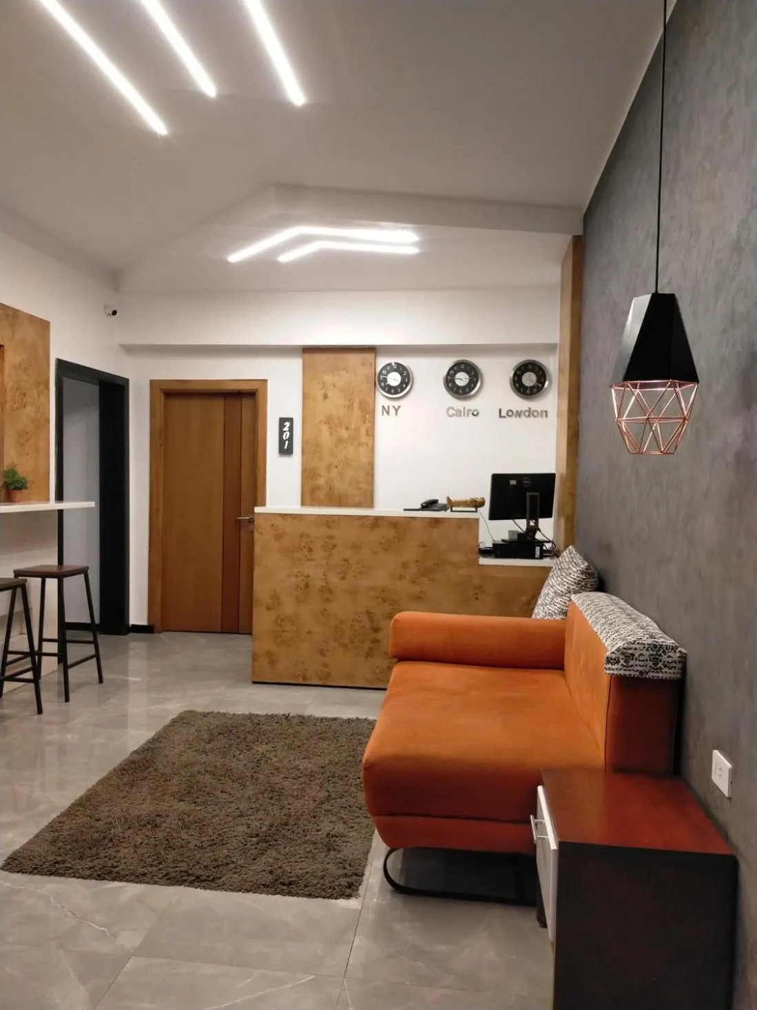 Lobby or reception in Museum Plaza