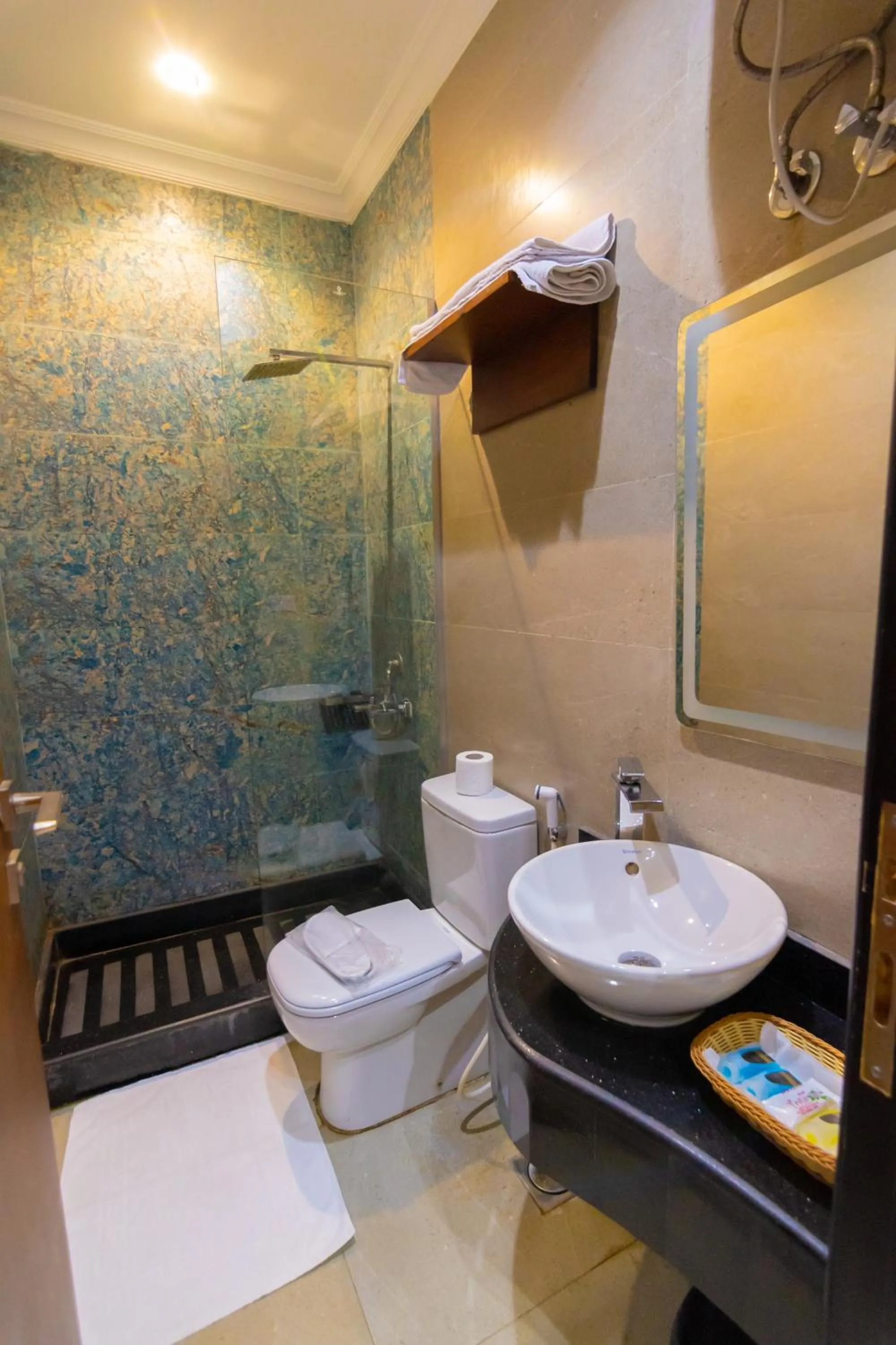 Bathroom in Museum Plaza