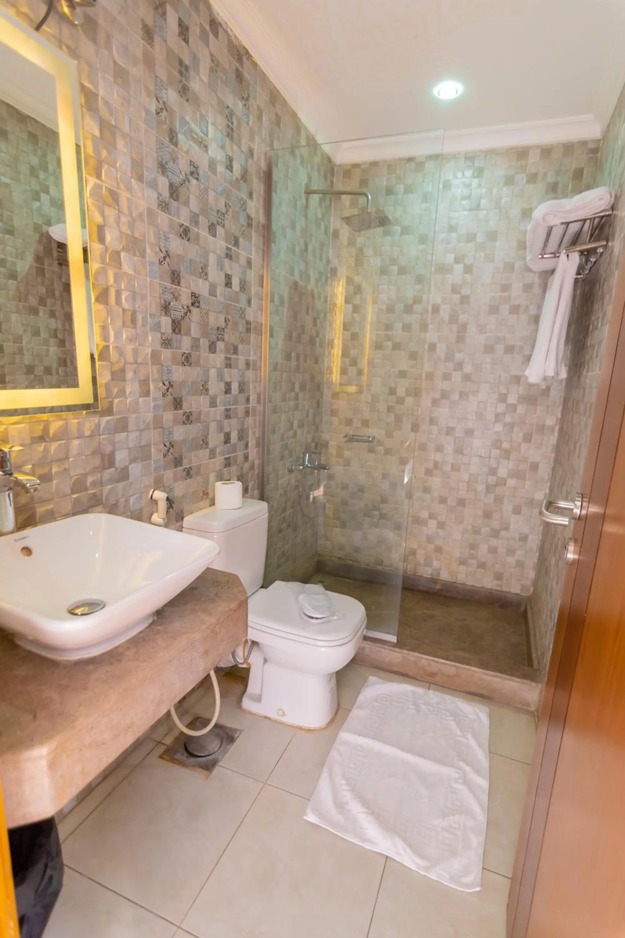 Bathroom in Museum Plaza