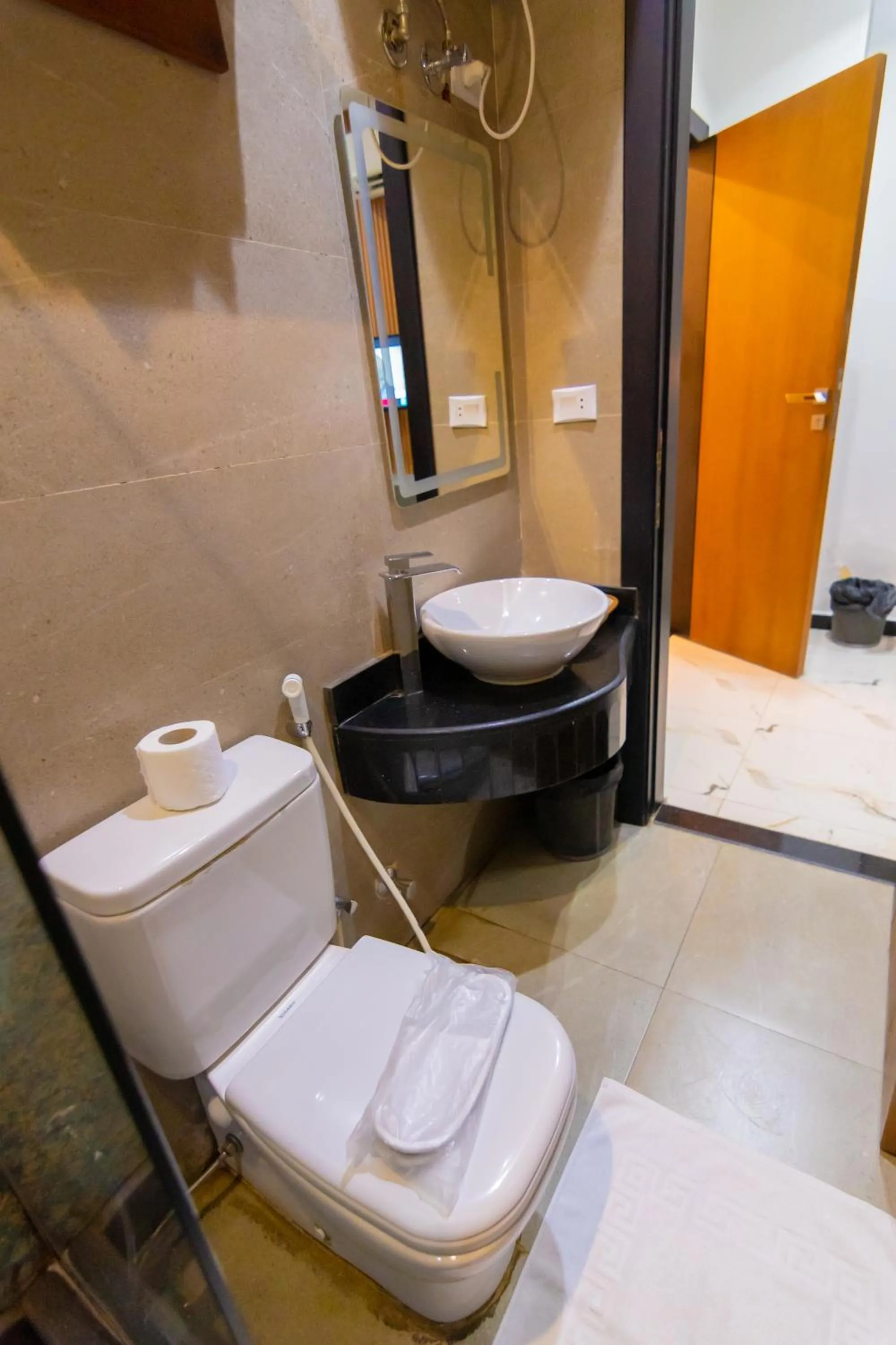 Bathroom in Museum Plaza