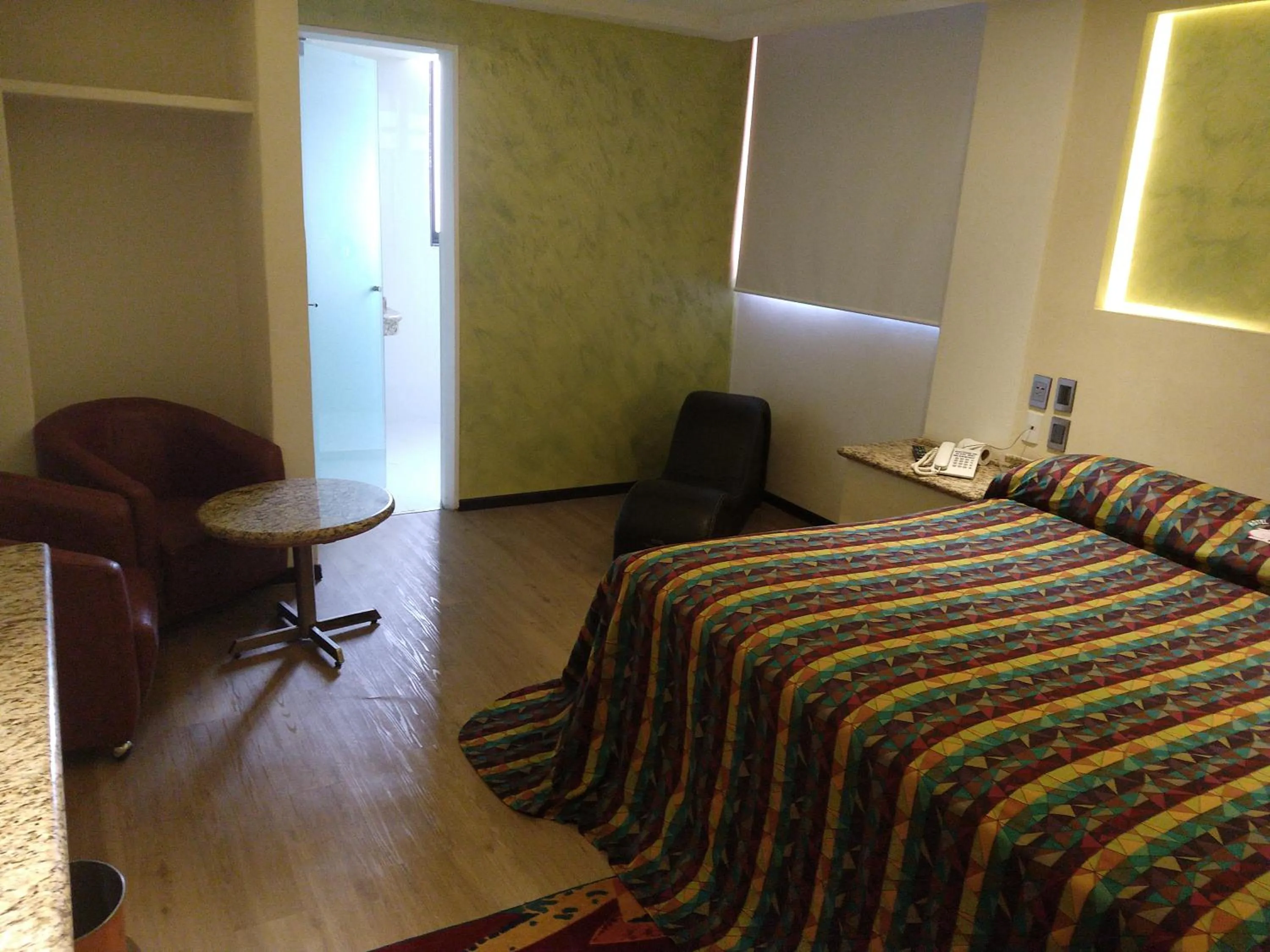 Bed in Hotel Siesta del Sur