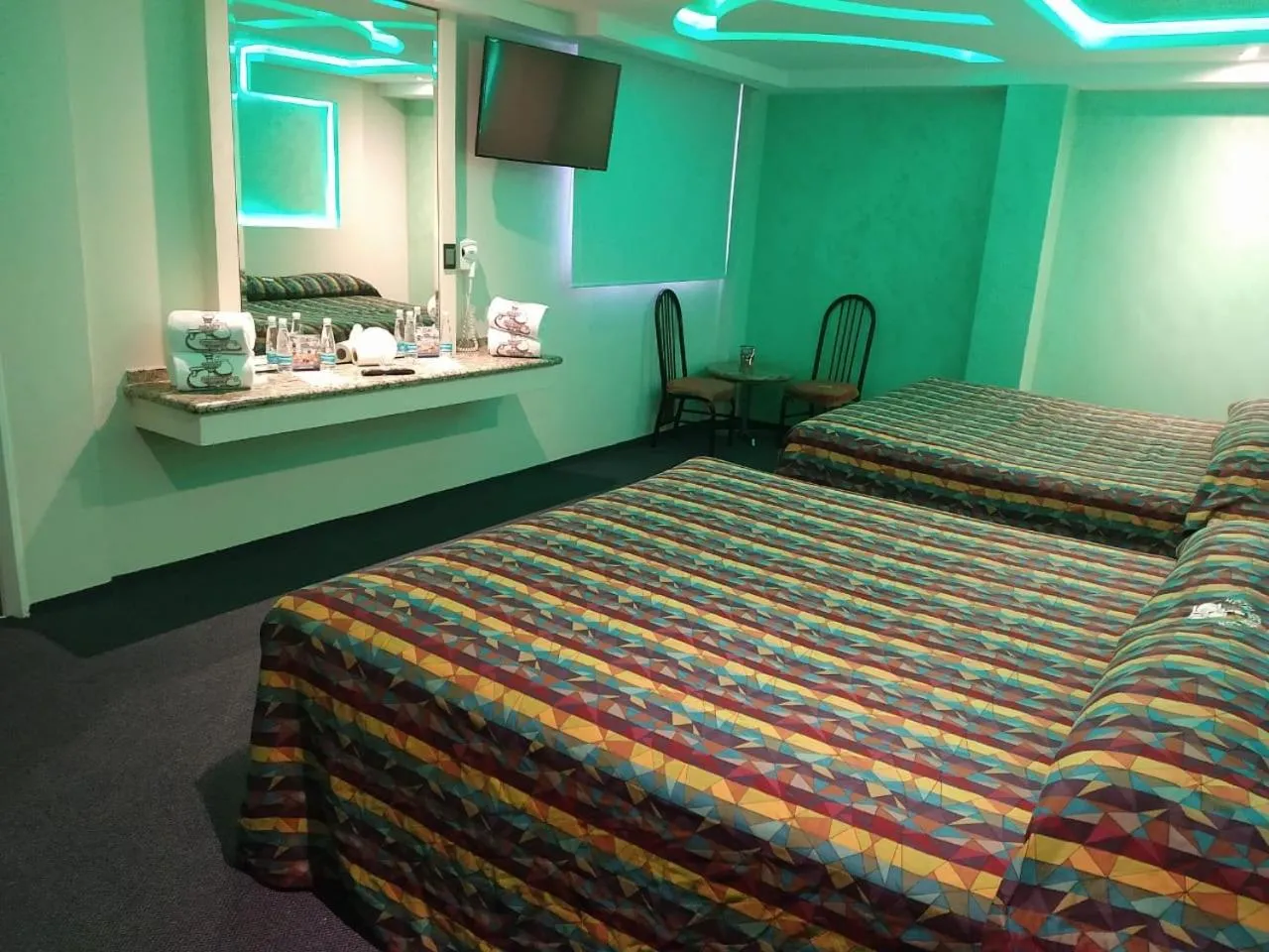 Bed in Hotel Siesta del Sur