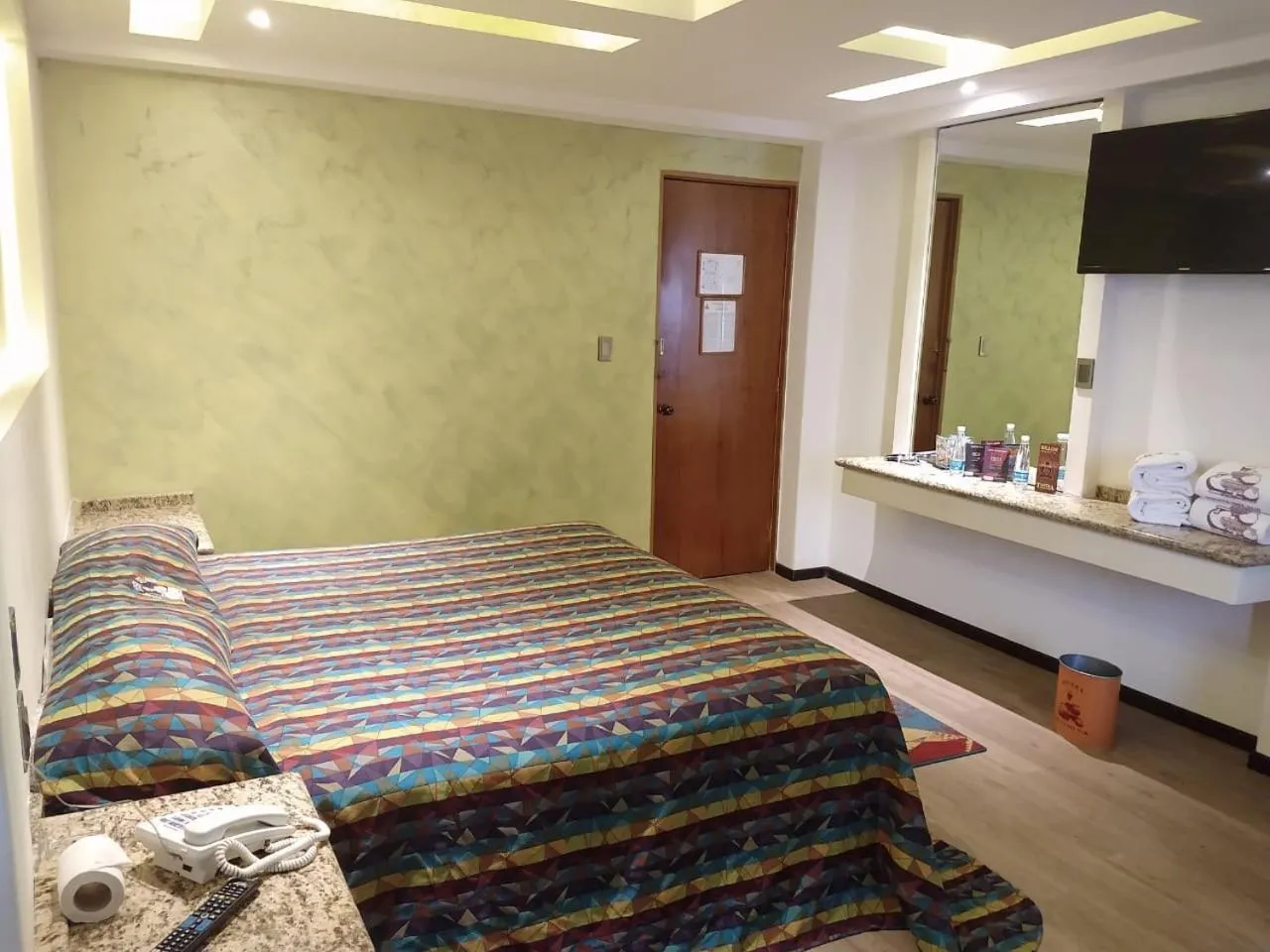 Bed in Hotel Siesta del Sur