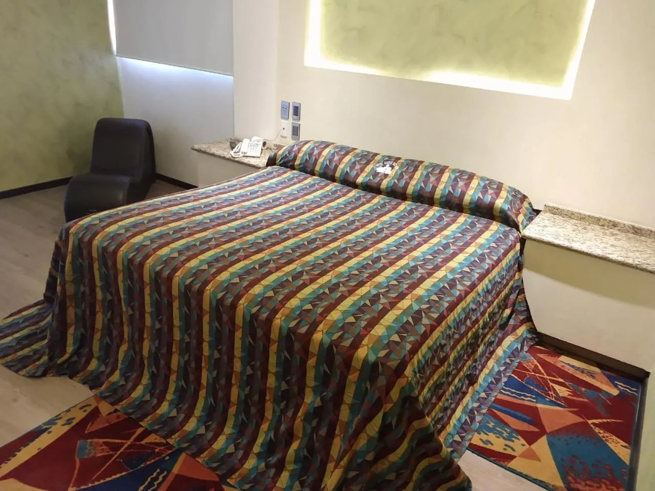 Bed in Hotel Siesta del Sur