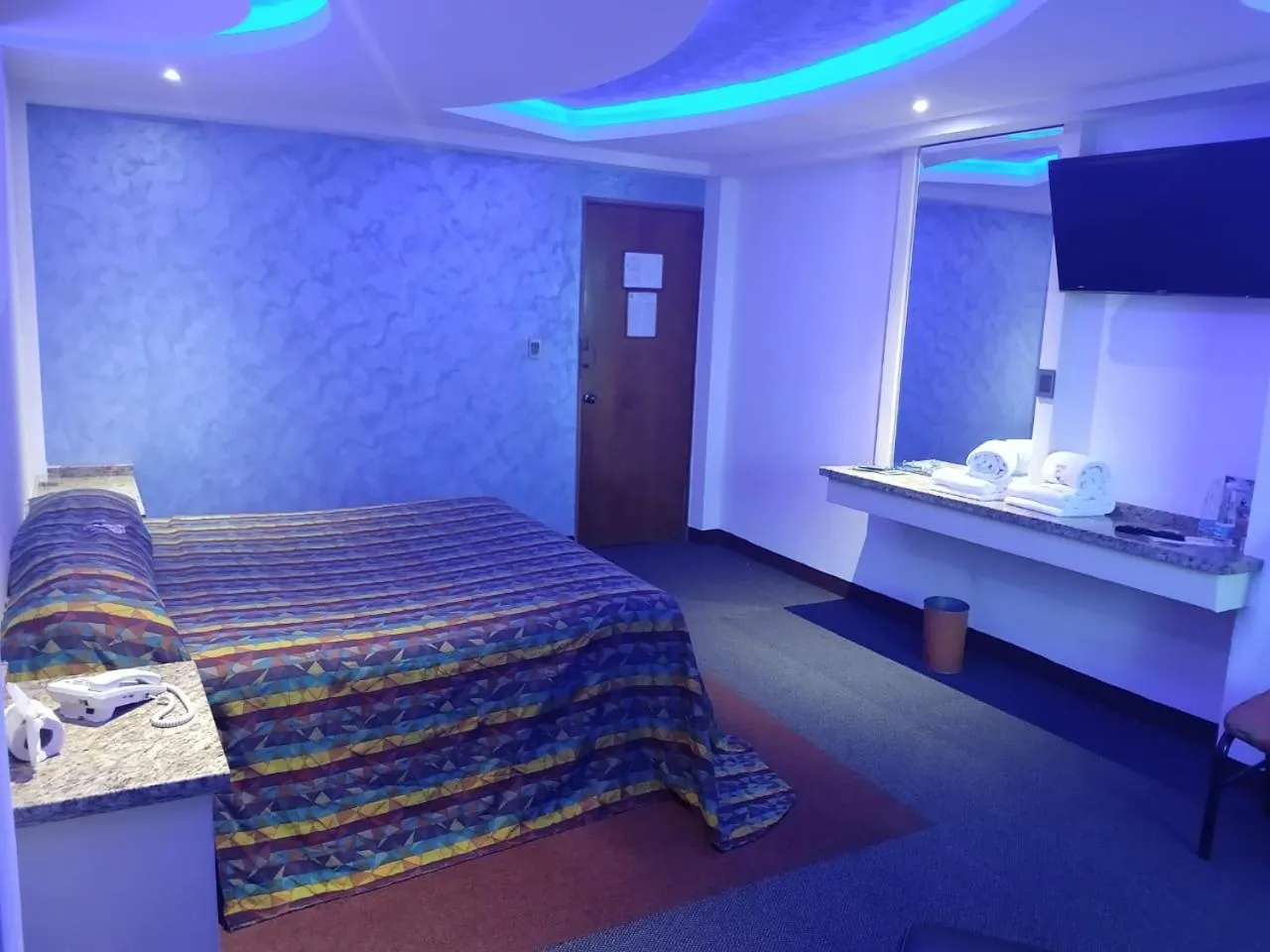 Bed in Hotel Siesta del Sur