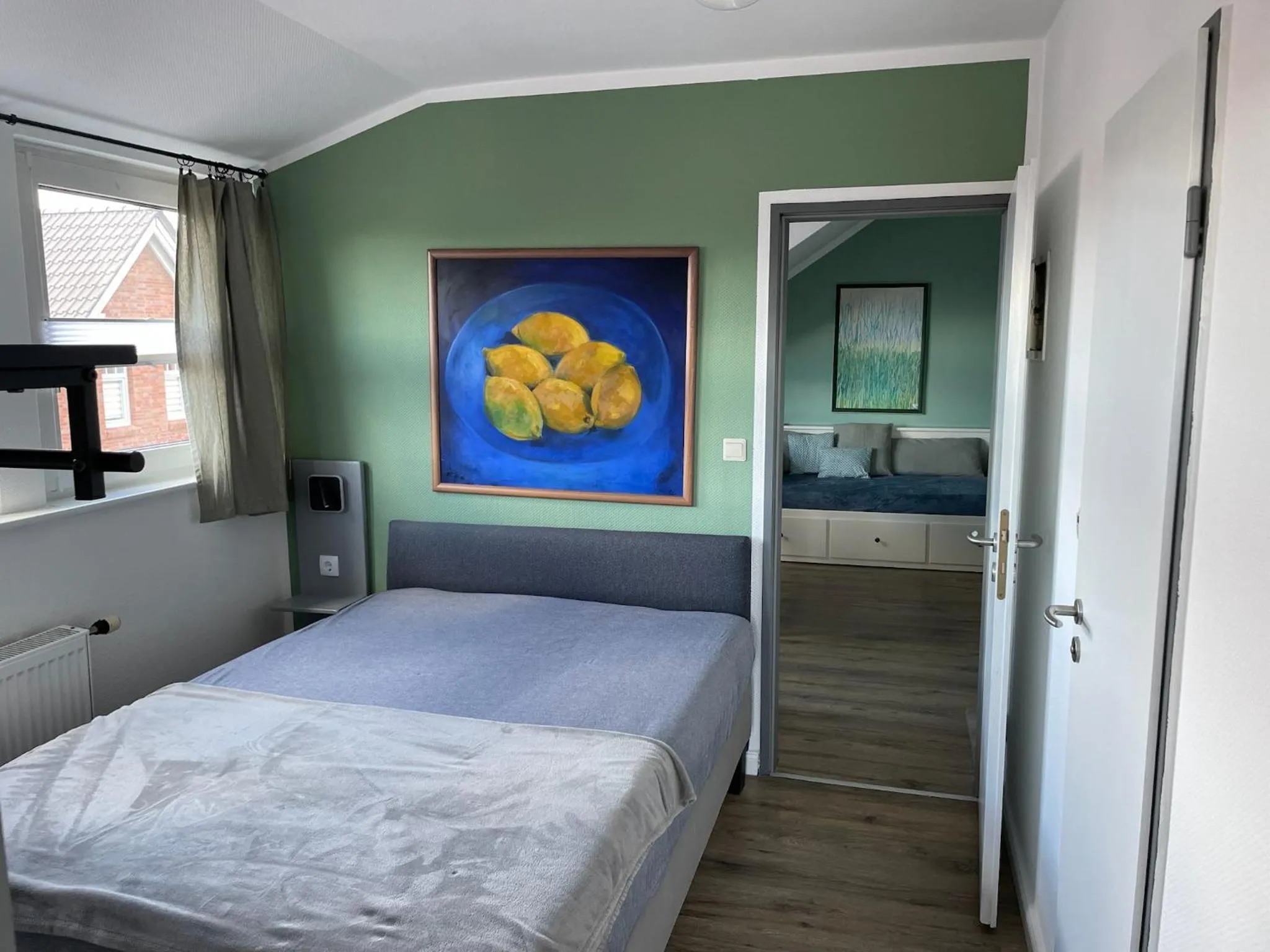 Bed in Aparthotel Domizil