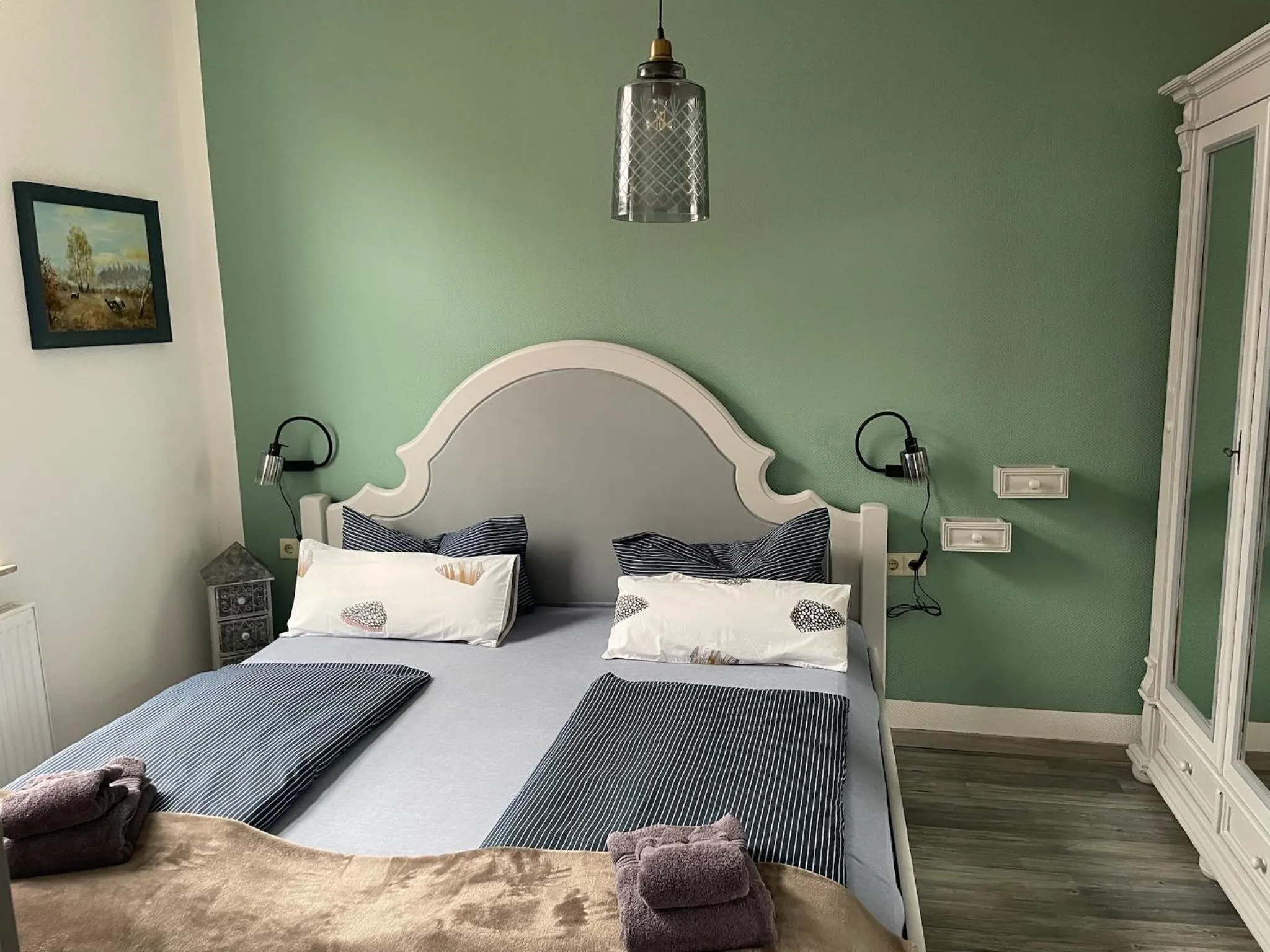 Bed in Aparthotel Domizil