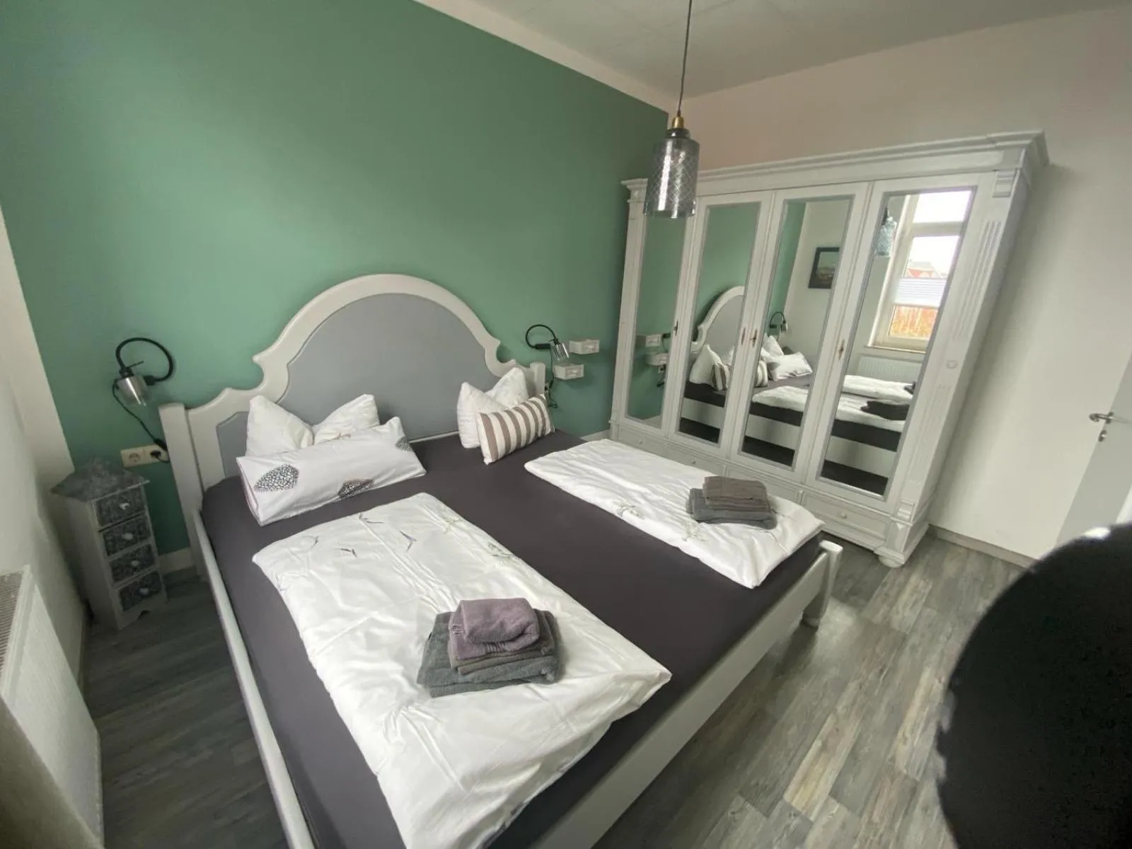Bed in Aparthotel Domizil