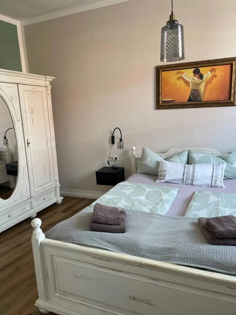 Bed in Aparthotel Domizil