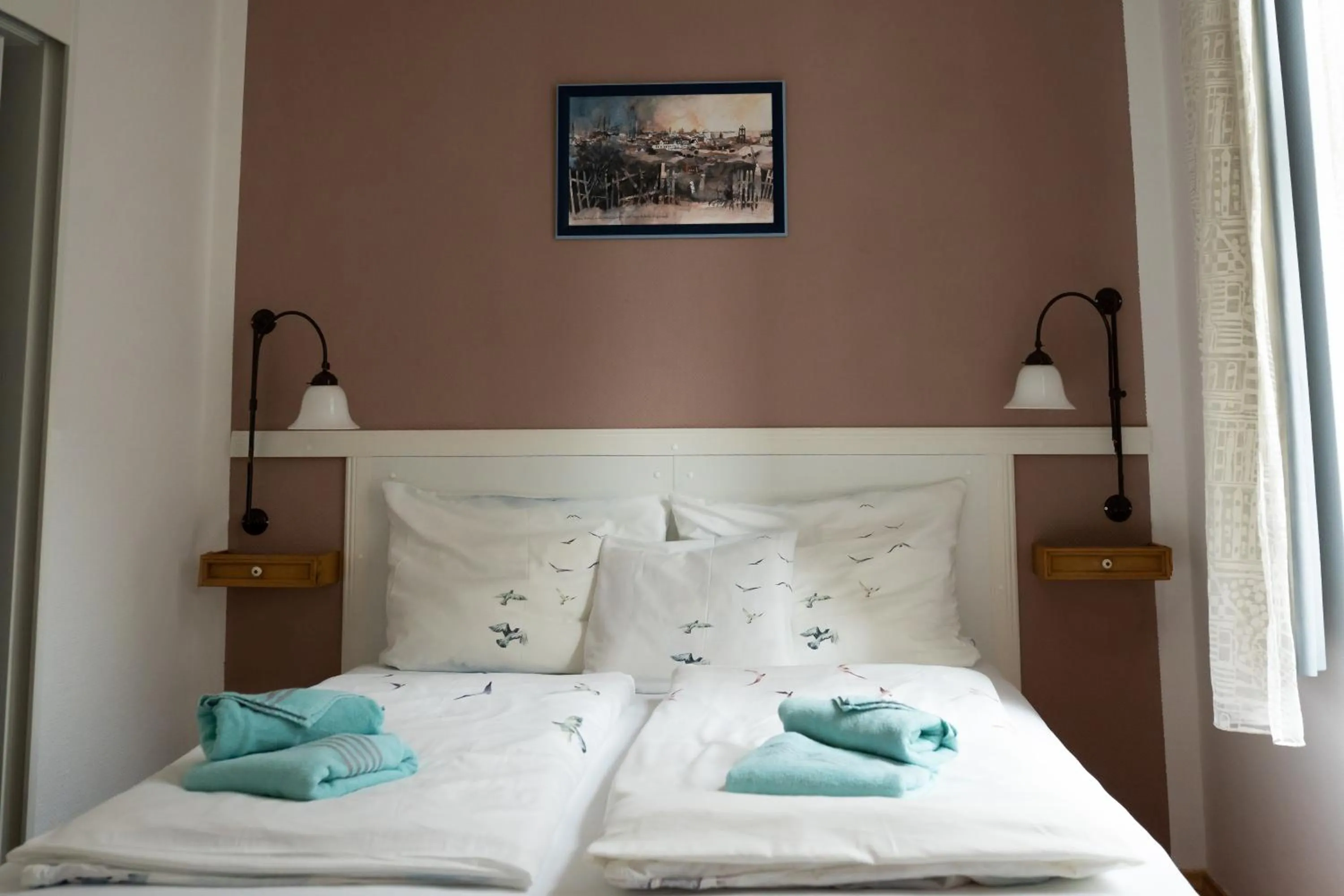 Bed in Aparthotel Domizil