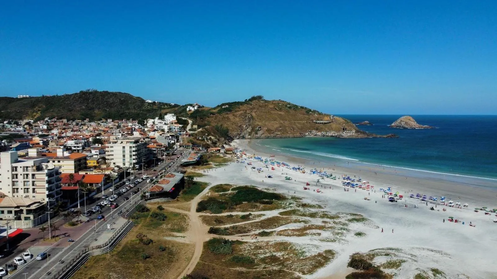 Natural landscape in LOFT PRAIA GRANDE Vista Mar