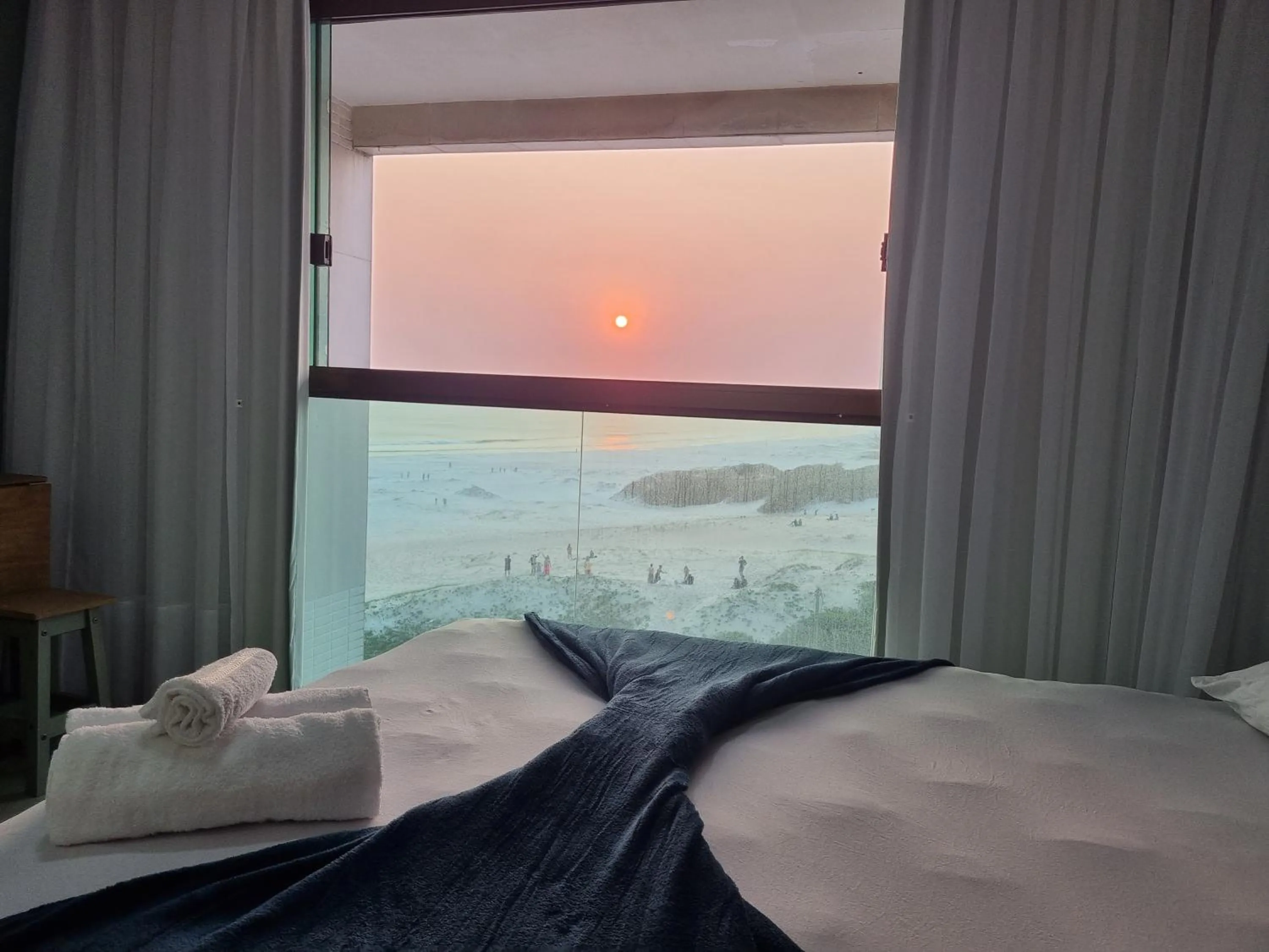 Bed in LOFT PRAIA GRANDE Vista Mar
