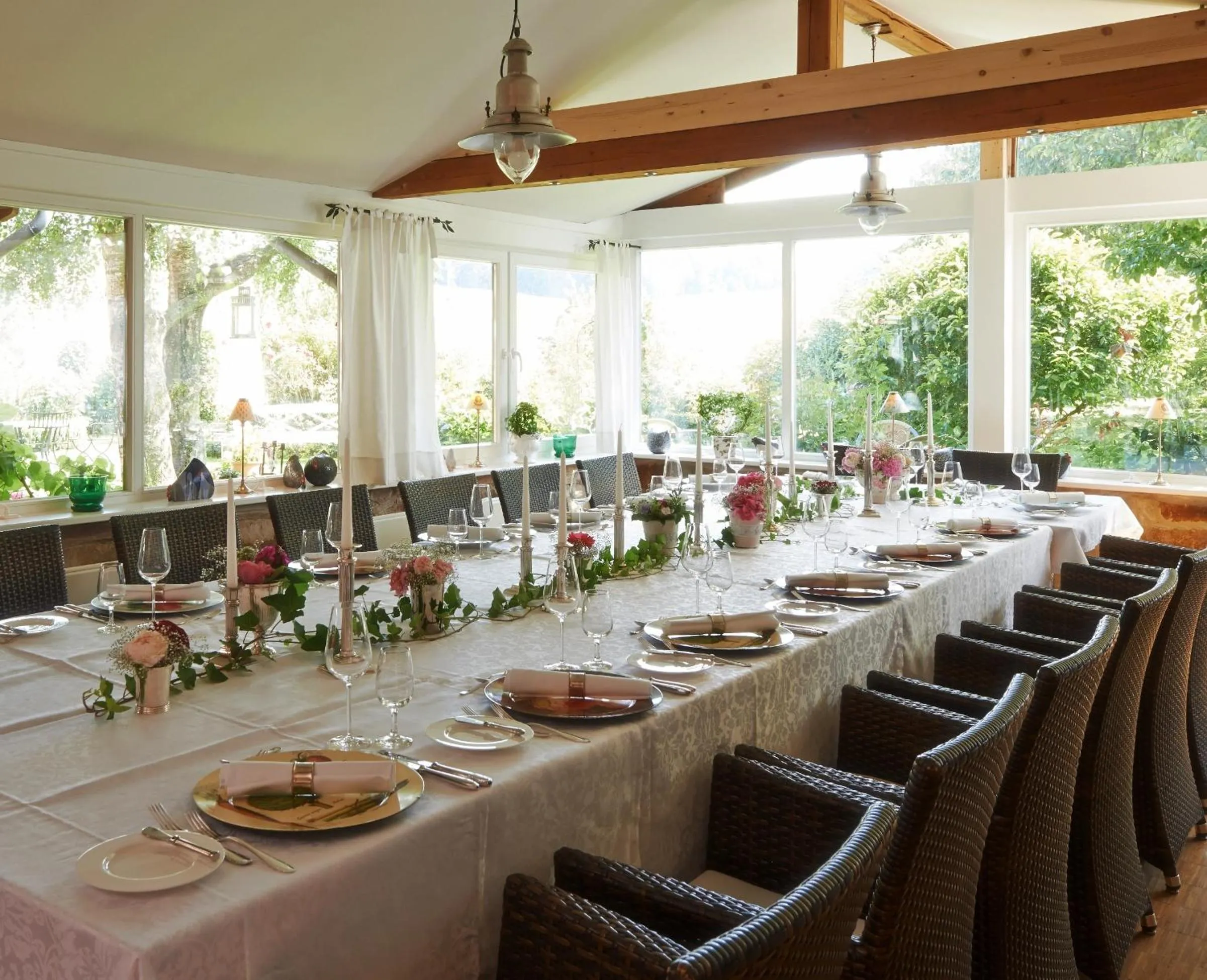 Restaurant/places to eat in Romantik Hotel Zum Rosenhof