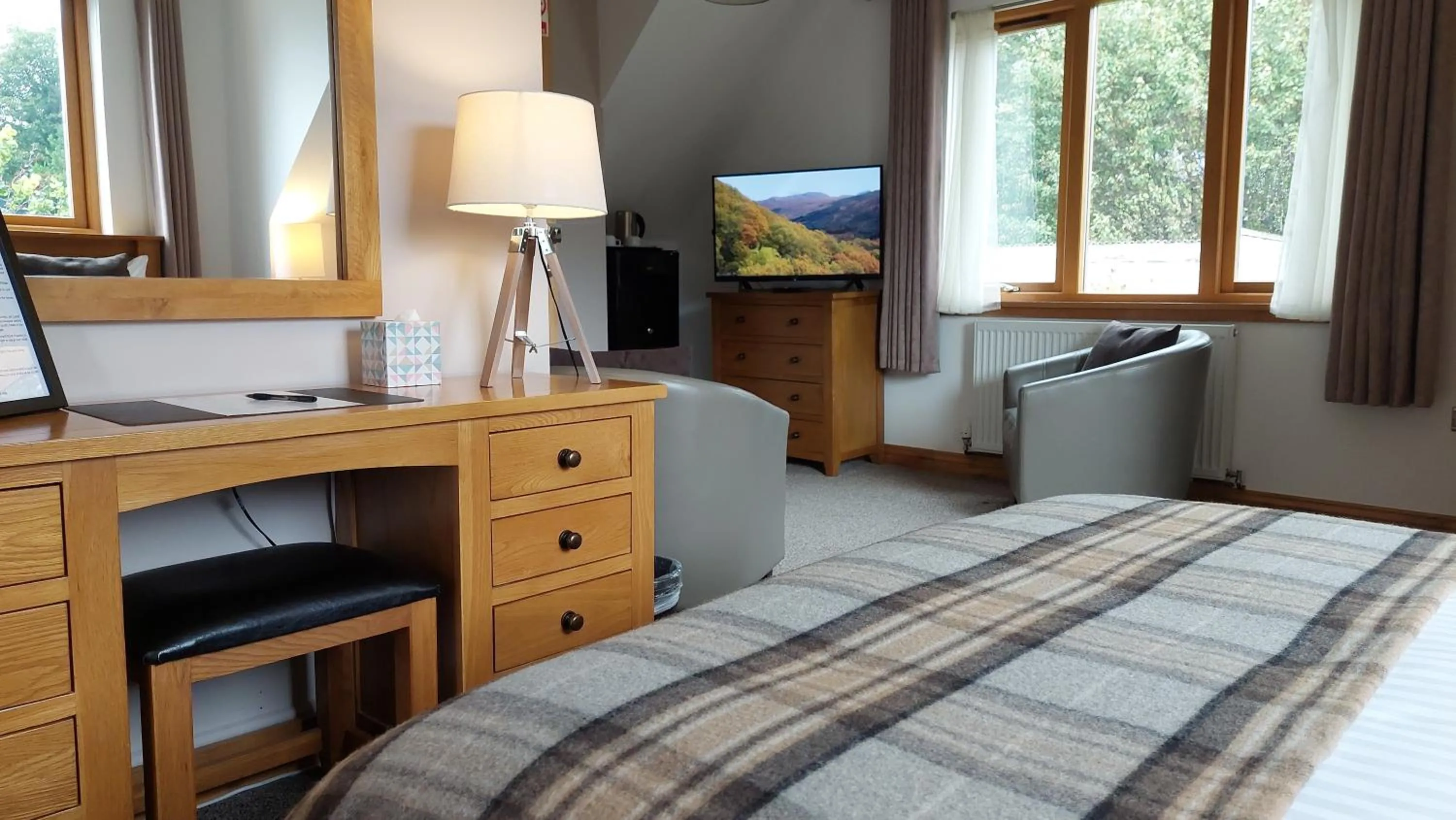 Bed in Orchard House Bed and Breakfast