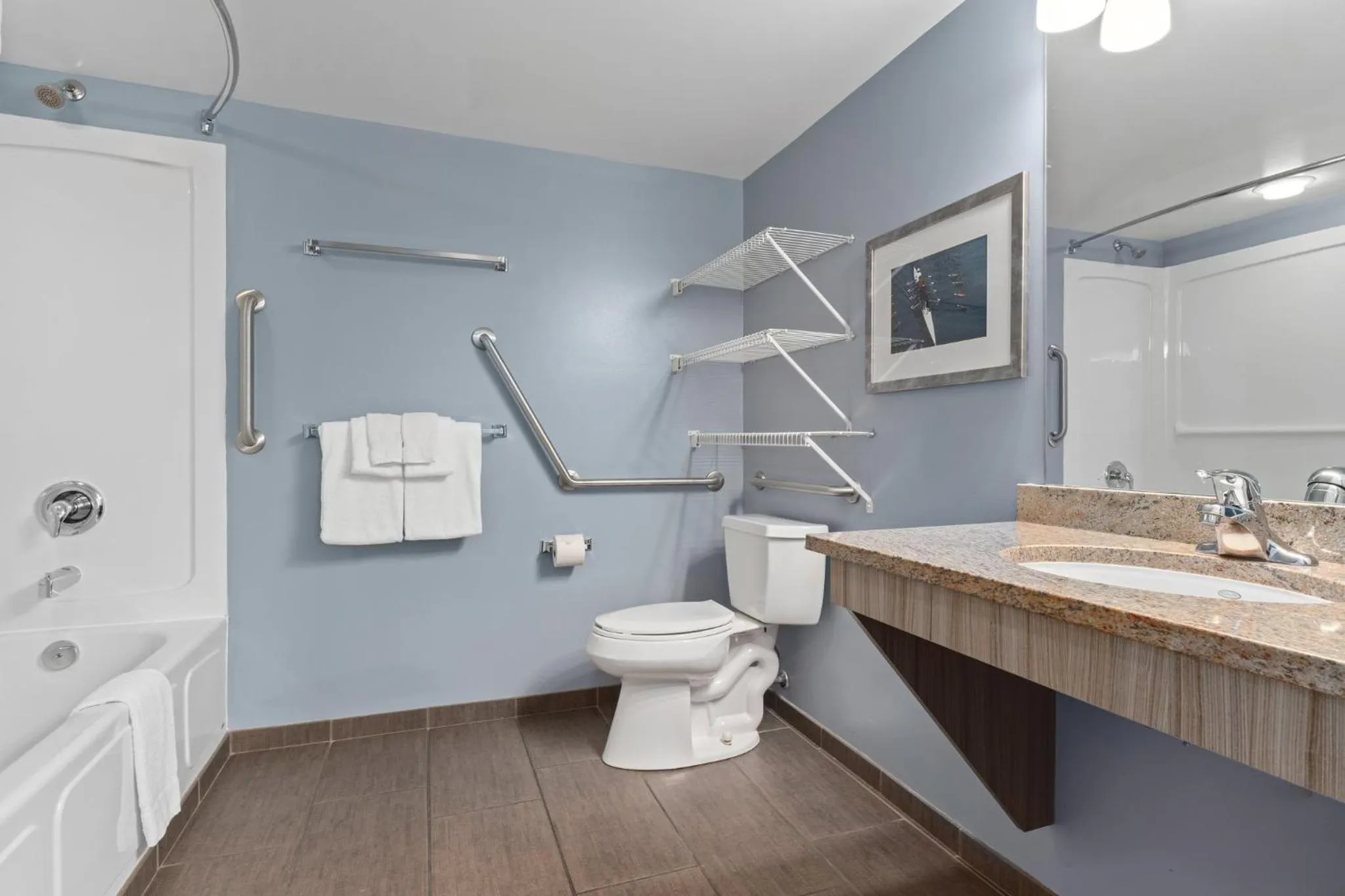 Bathroom in WorldMark Victoria