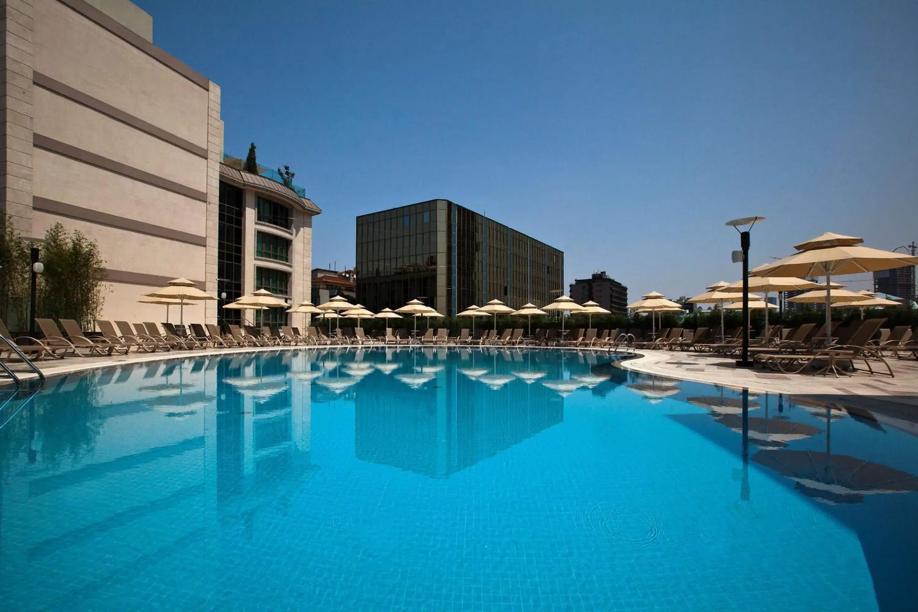 Pool view in Radisson Blu Hotel, Istanbul Sisli Pool view in Radisson Blu Hotel, Istanbul Sisli
