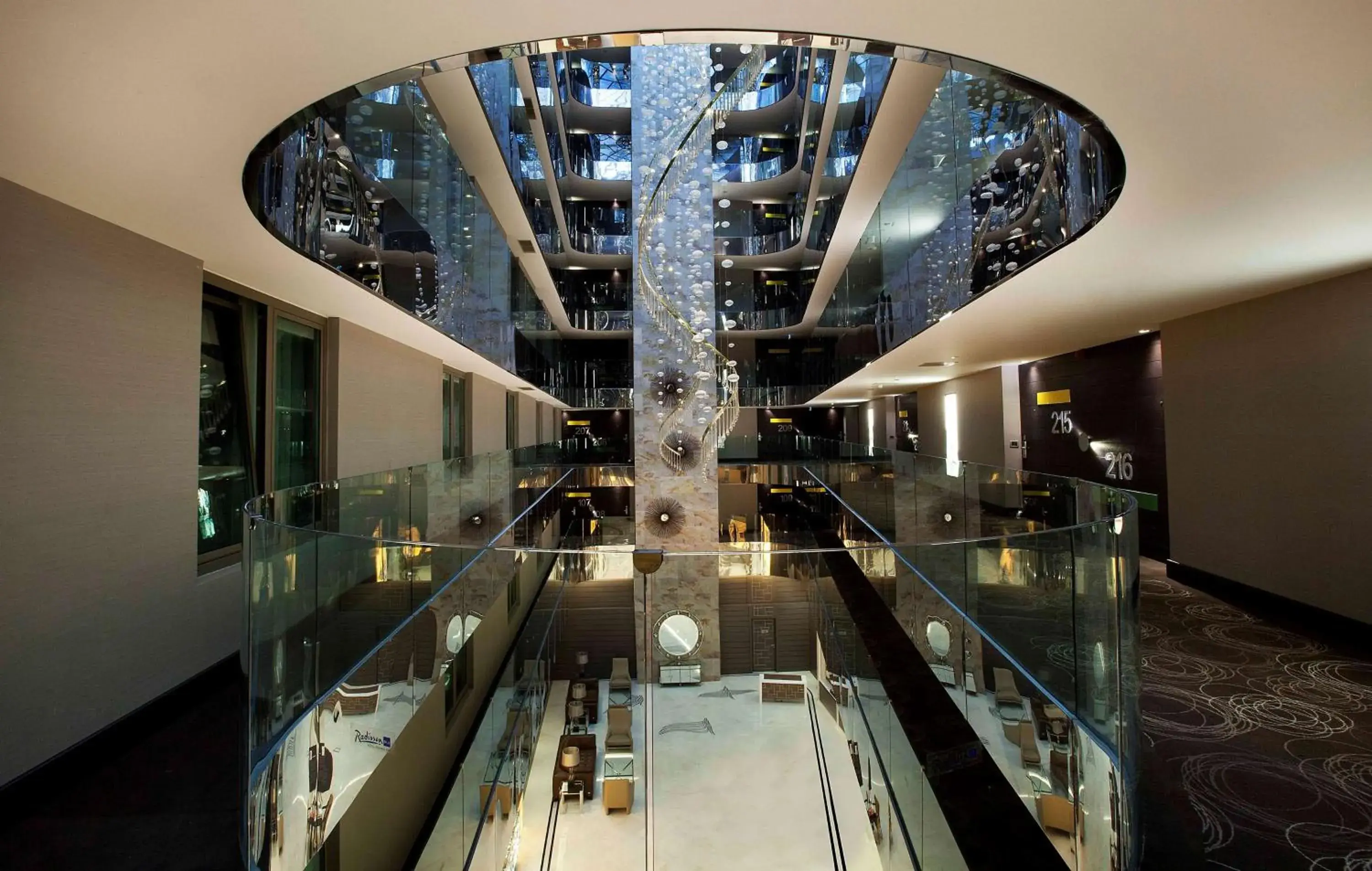 Lobby or reception in Radisson Blu Hotel, Istanbul Sisli Lobby or reception in Radisson Blu Hotel, Istanbul Sisli