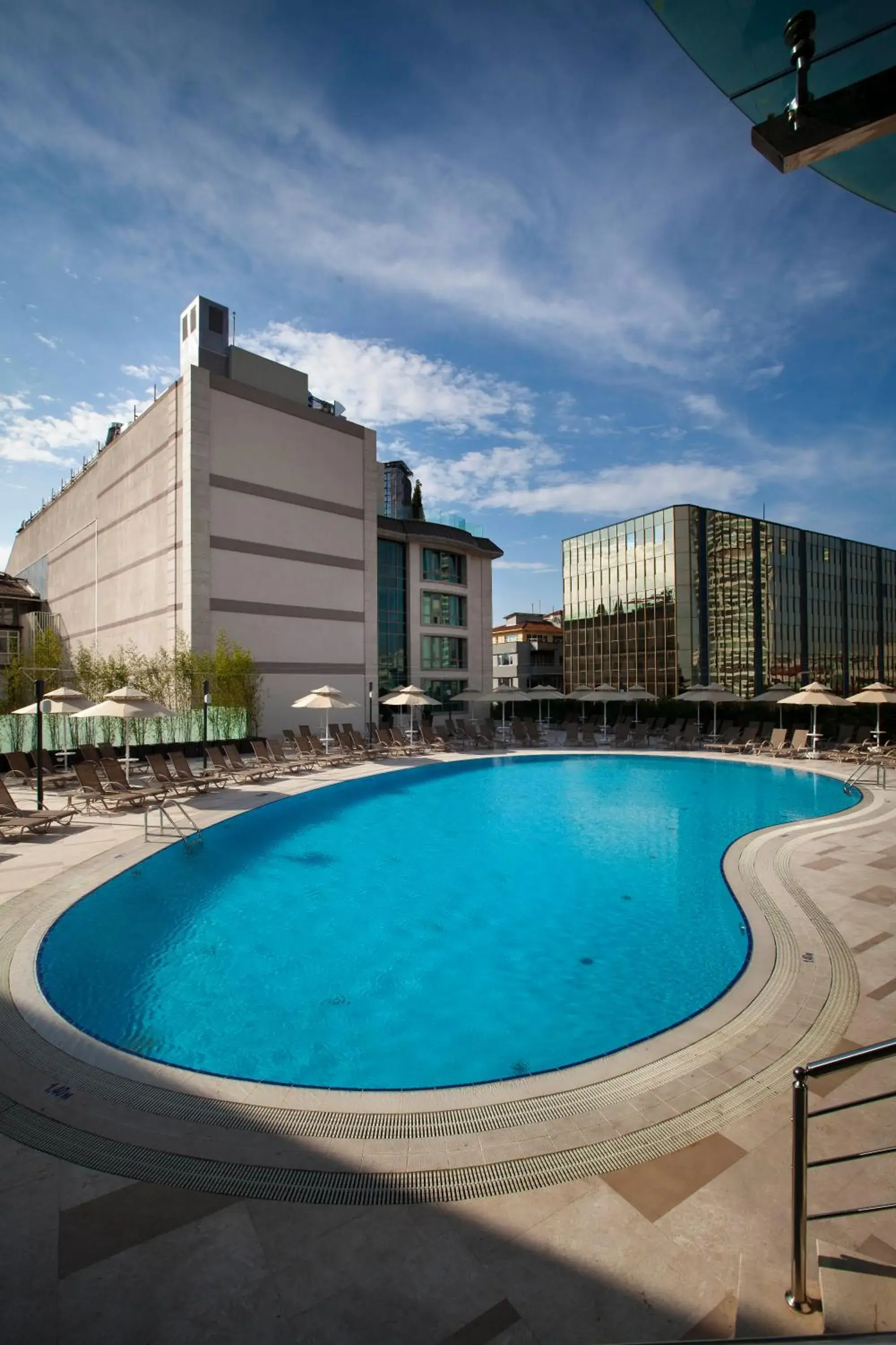 Swimming pool in Radisson Blu Hotel, Istanbul Sisli Swimming pool in Radisson Blu Hotel, Istanbul Sisli