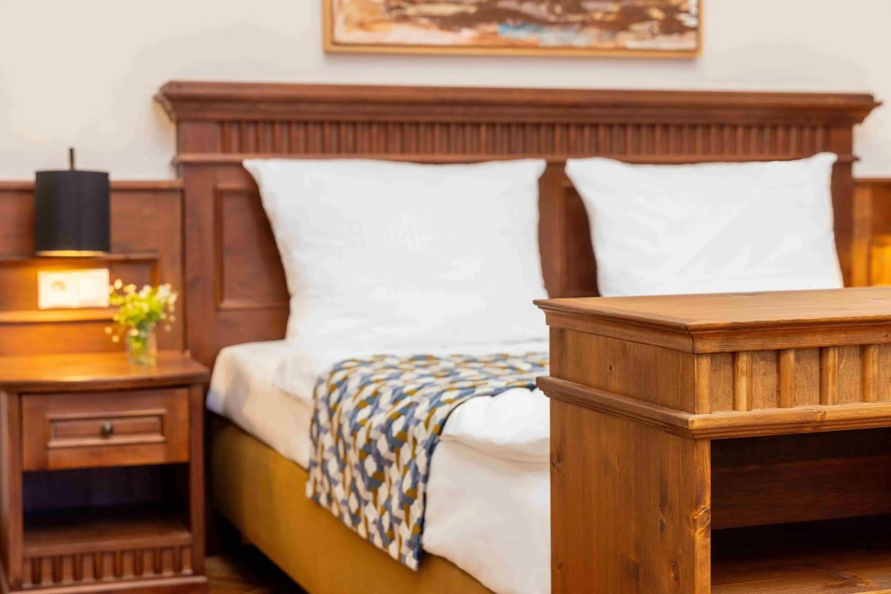 Bed in Apartments Altes Konsulat