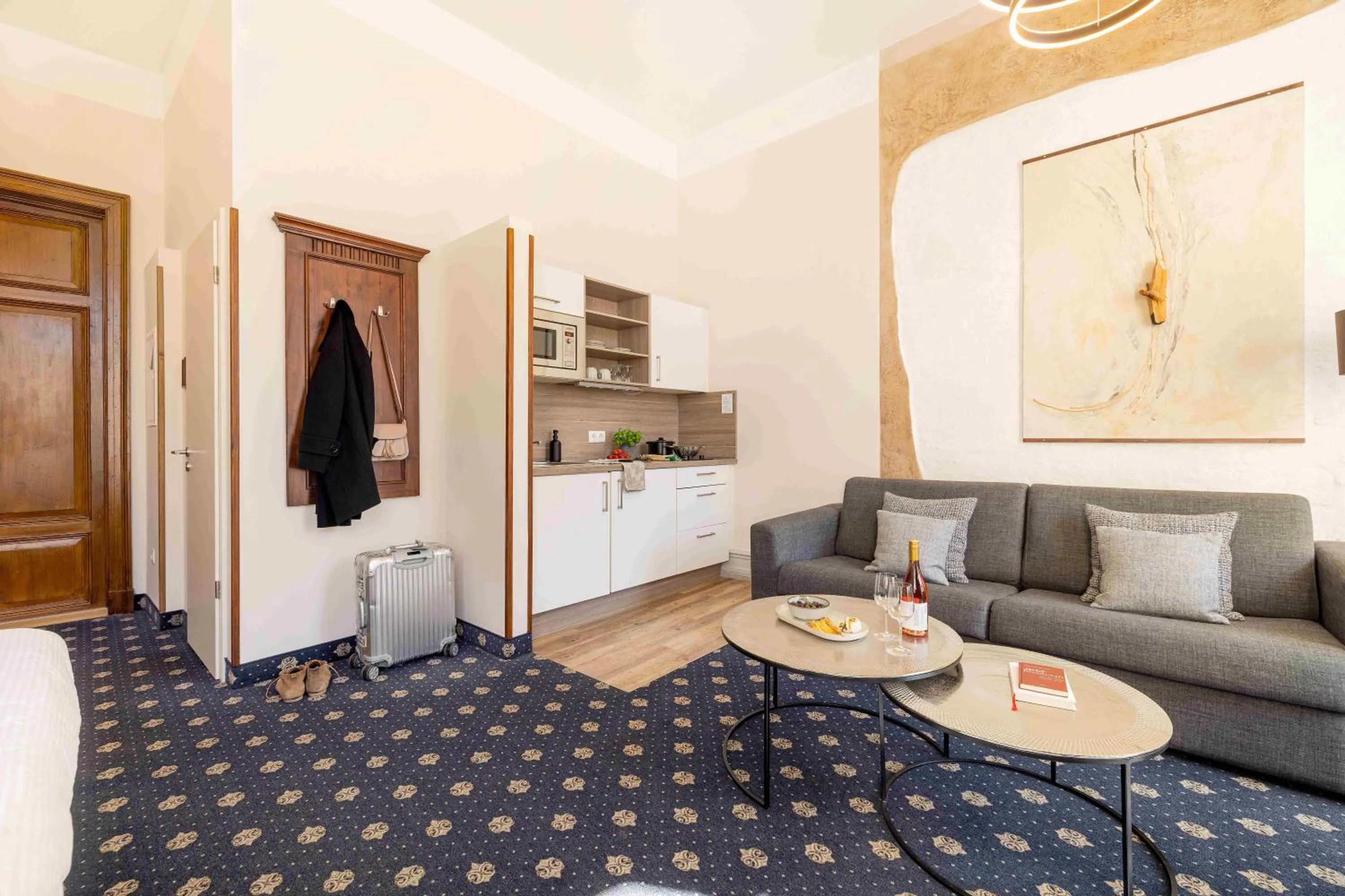Kitchen or kitchenette in Apartments Altes Konsulat