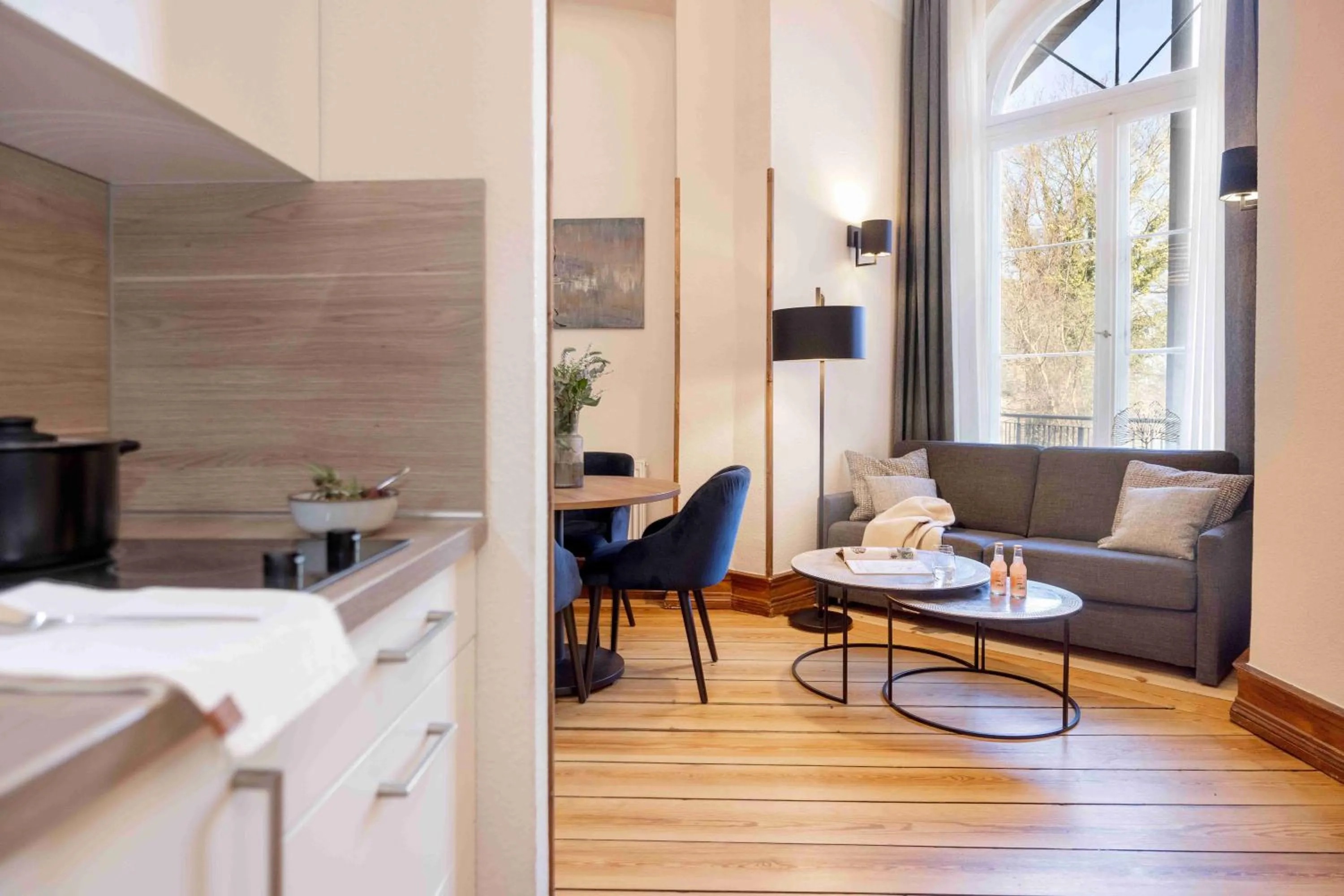 Kitchen or kitchenette in Apartments Altes Konsulat
