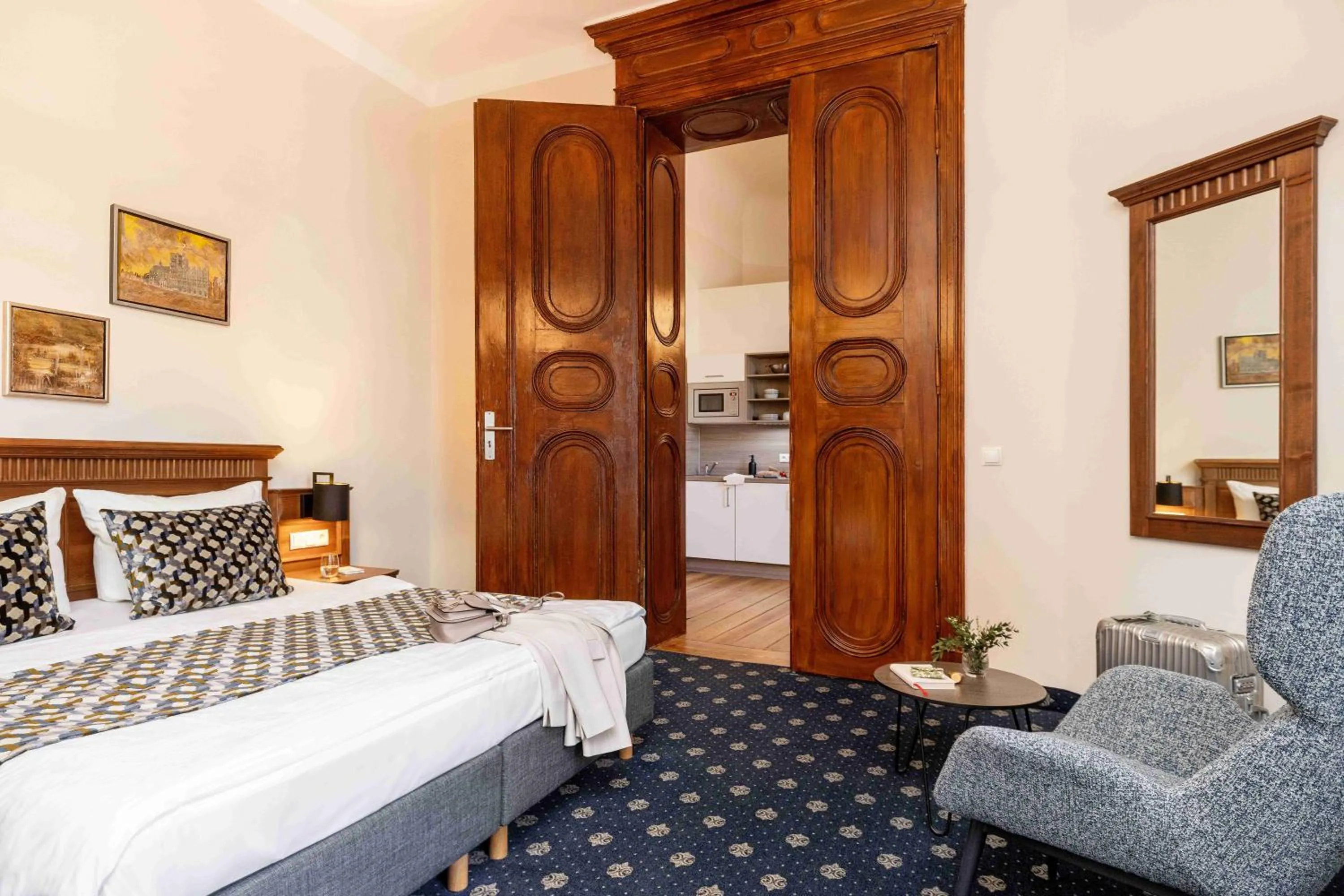 Bed in Apartments Altes Konsulat