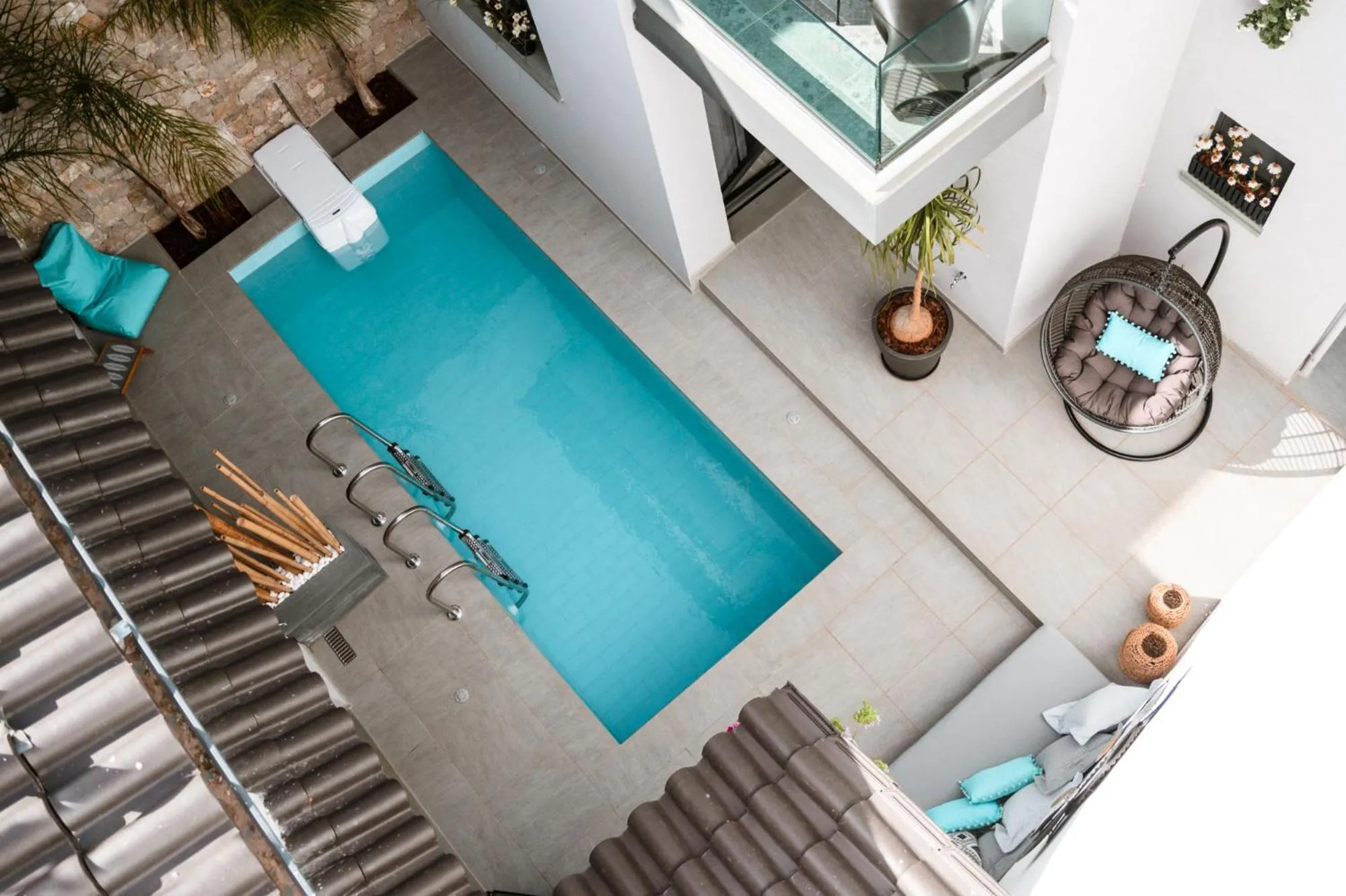Pool view in Versa Villas