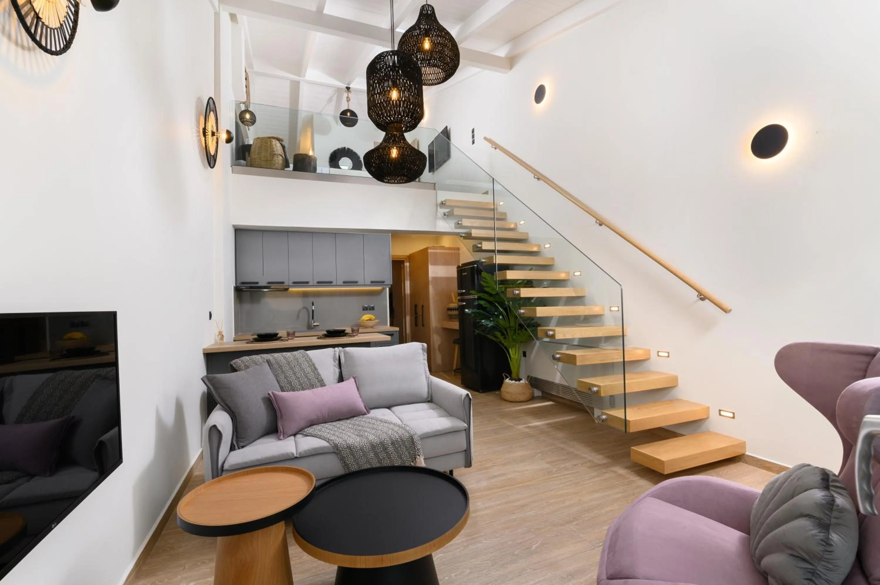 Seating area in Versa Villas