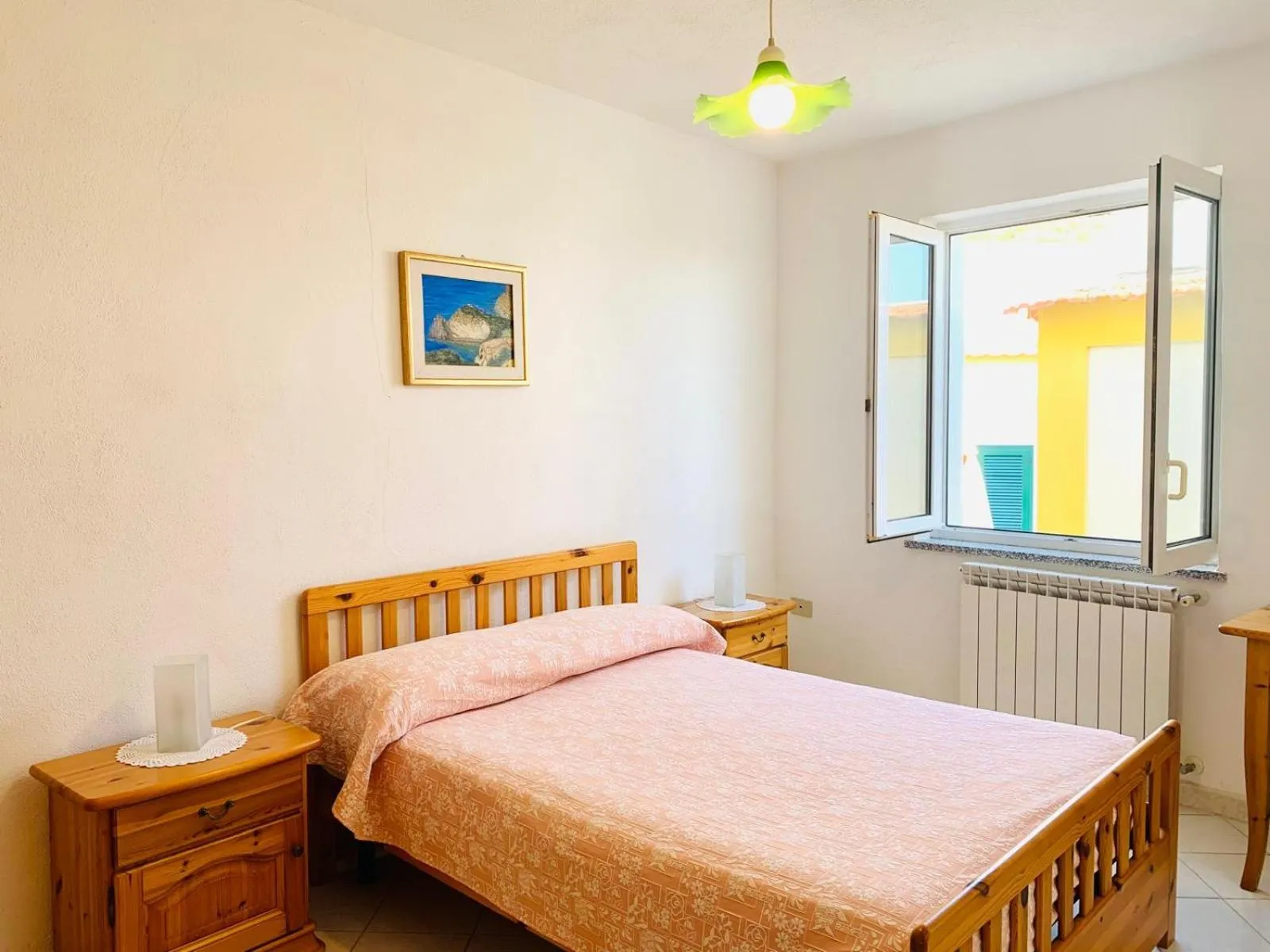 Bed in Pensione Casa Verde