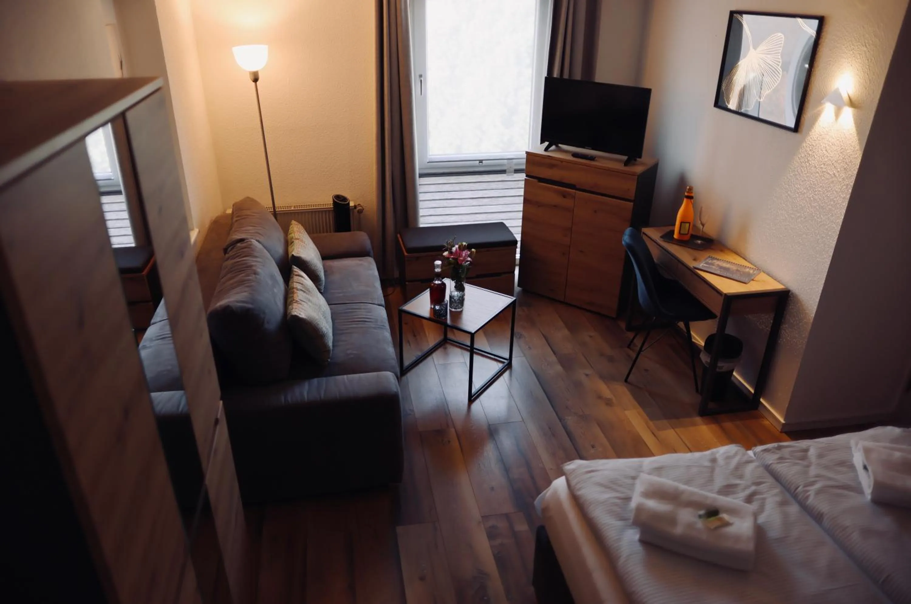 Bed in Parkhotel am Schloss Machern