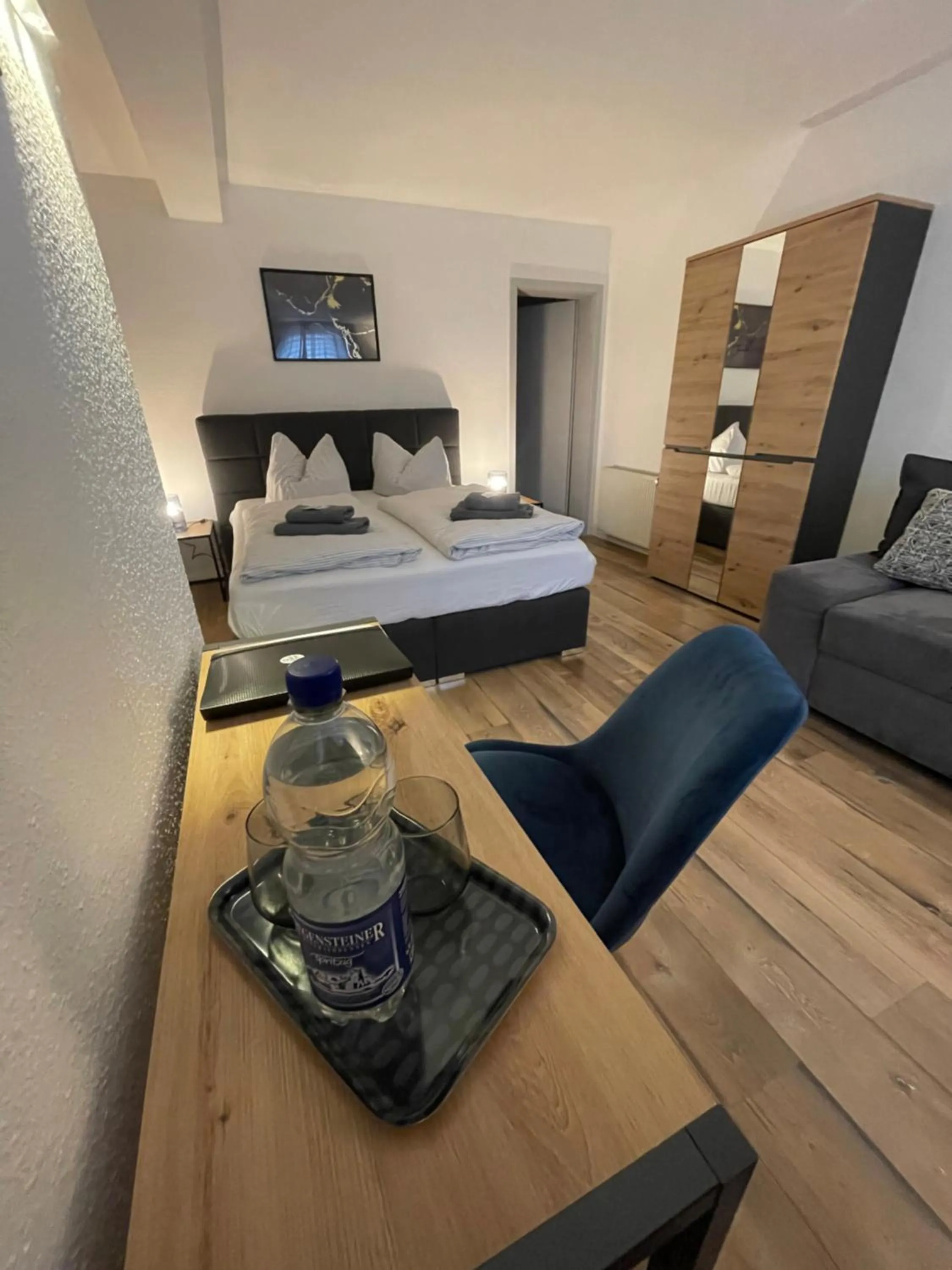 Living room, Bed in Parkhotel am Schloss Machern