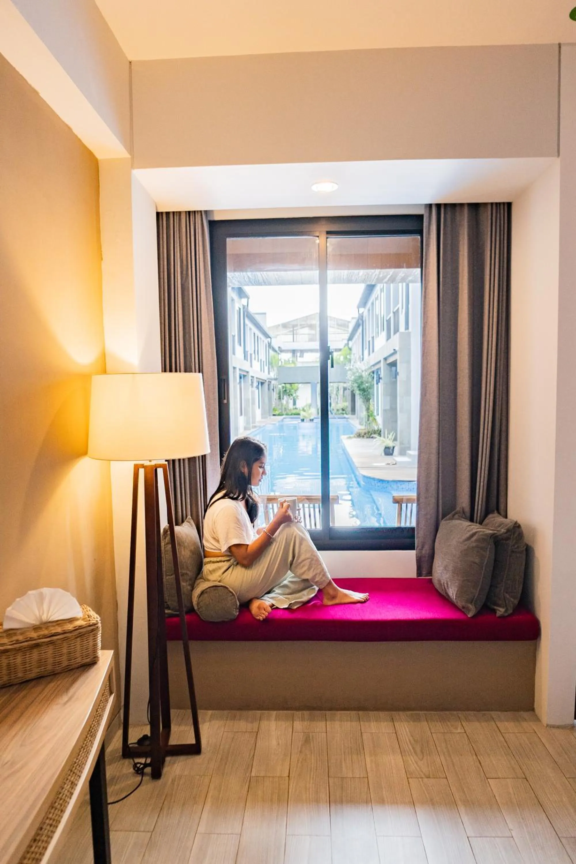 Seating area in Royal Regantris Trawangan