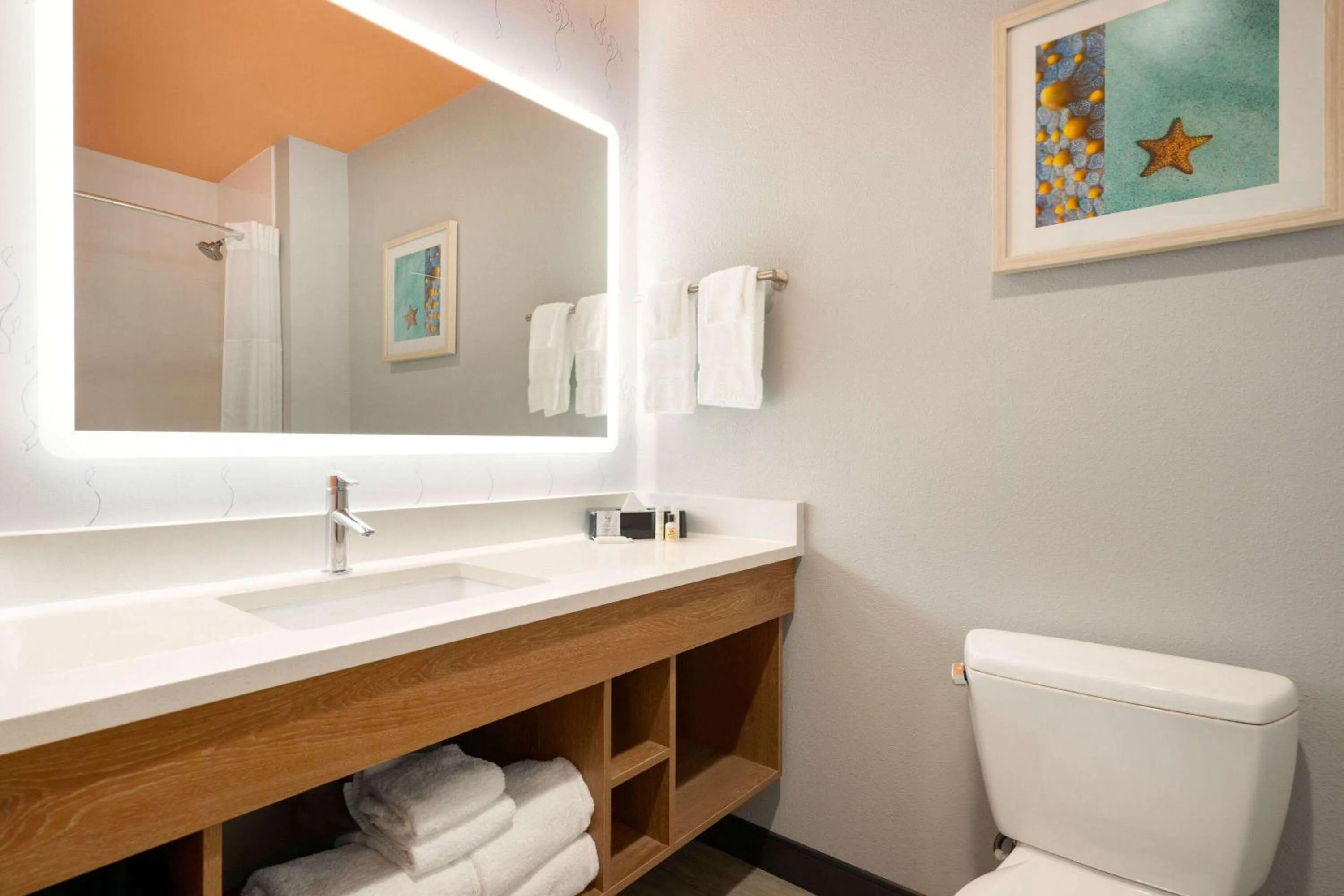 TV and multimedia in La Quinta Inn & Suites by Wyndham San Antonio Seaworld LAFB