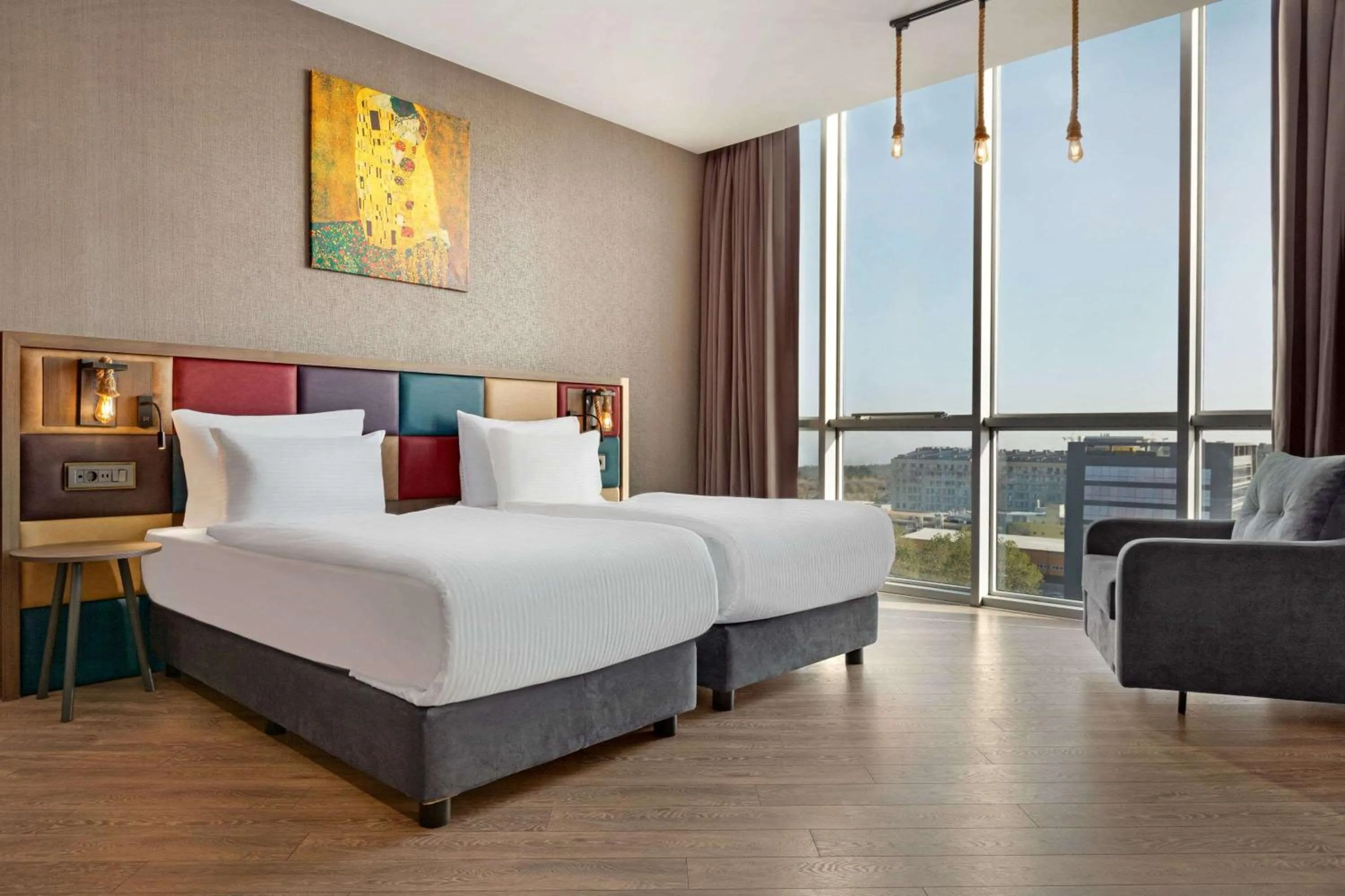 Twin Room with Sea View - Non-Smoking in Ramada Encore by Wyndham Istanbul Avcilar