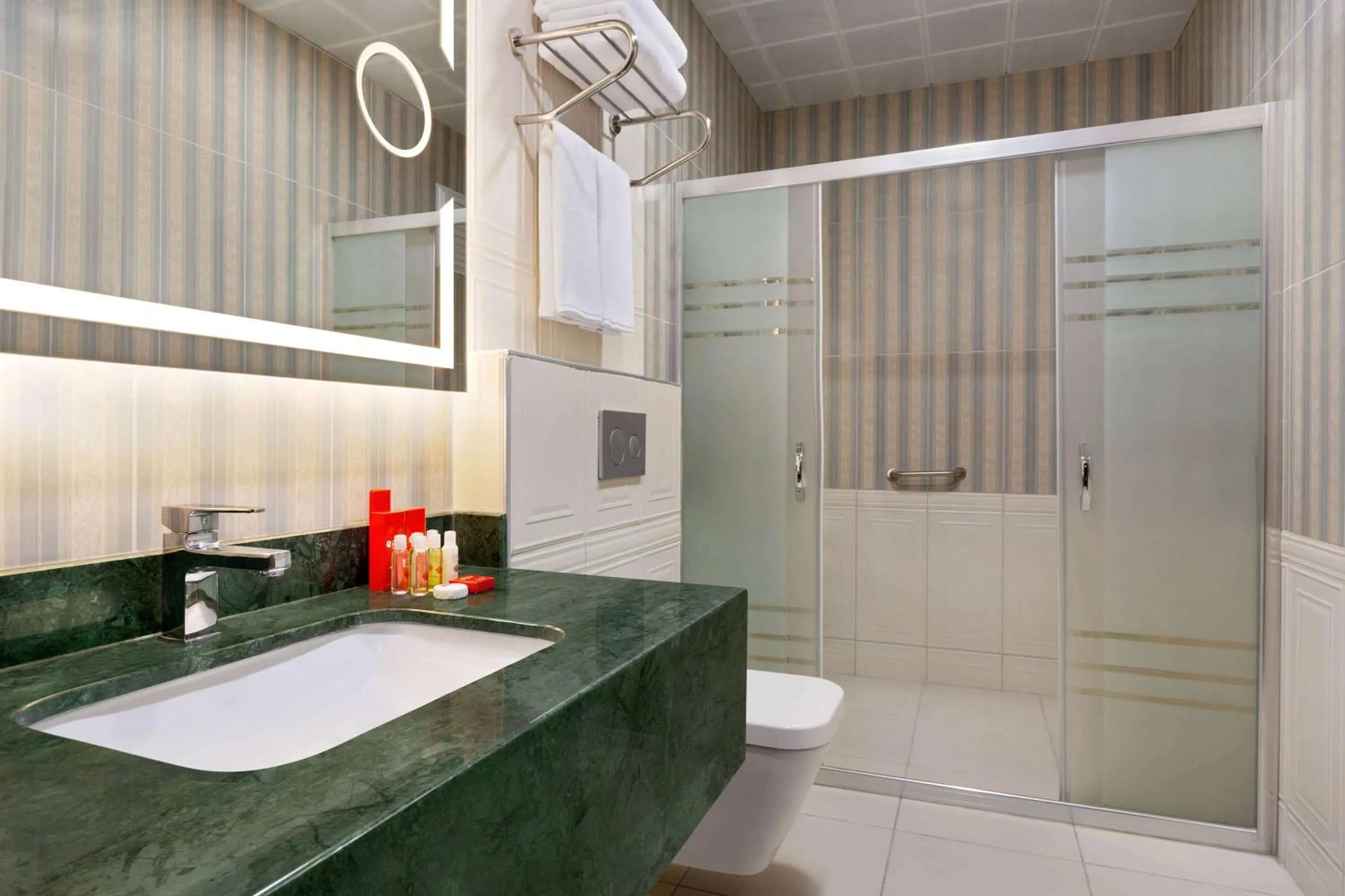 Bathroom in Ramada Encore by Wyndham Istanbul Avcilar