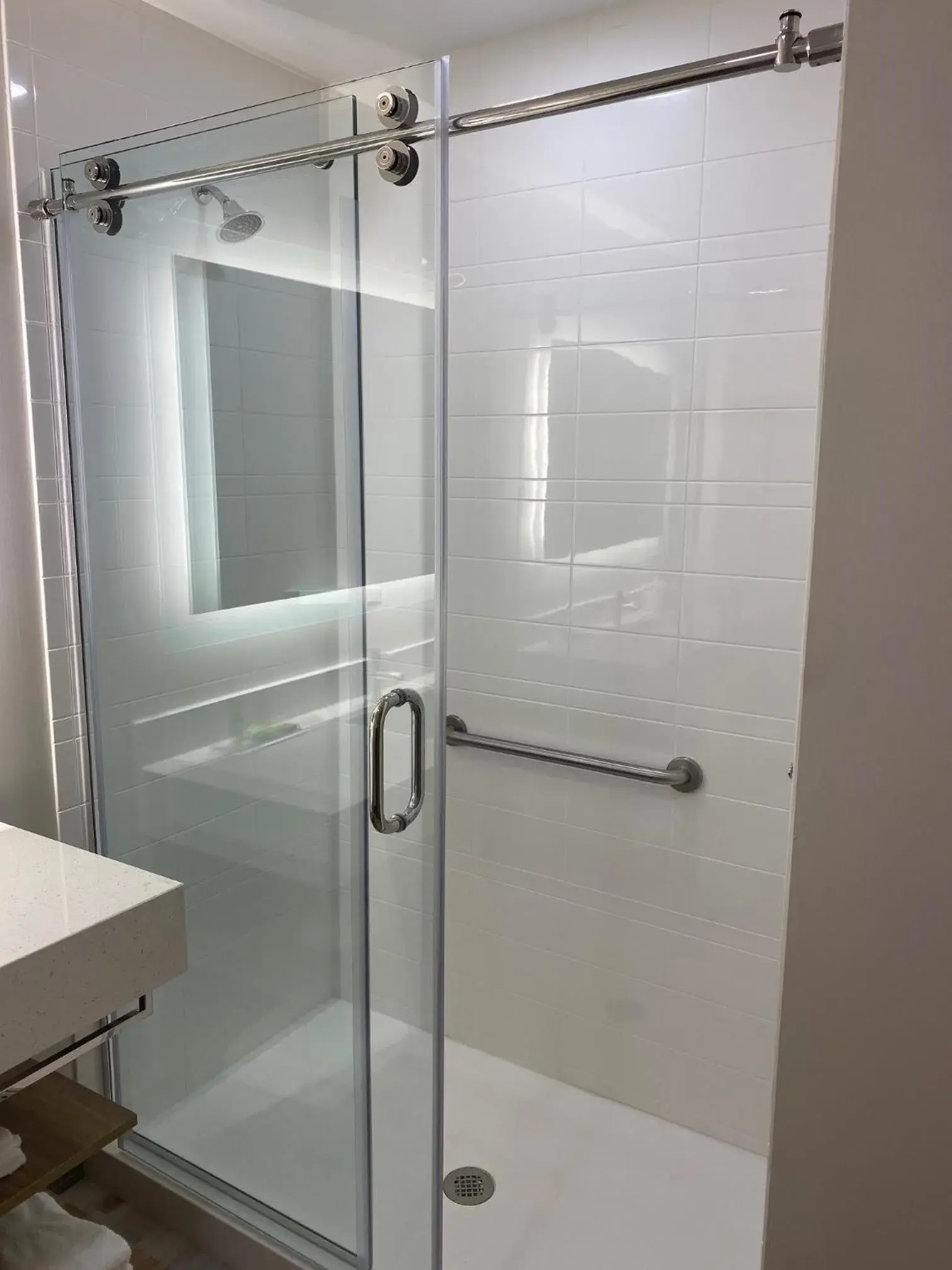 Bathroom in Wyndham Garden Orlando Airport - Free Airport Shuttle Bathroom in Wyndham Garden Orlando Airport - Free Airport Shuttle