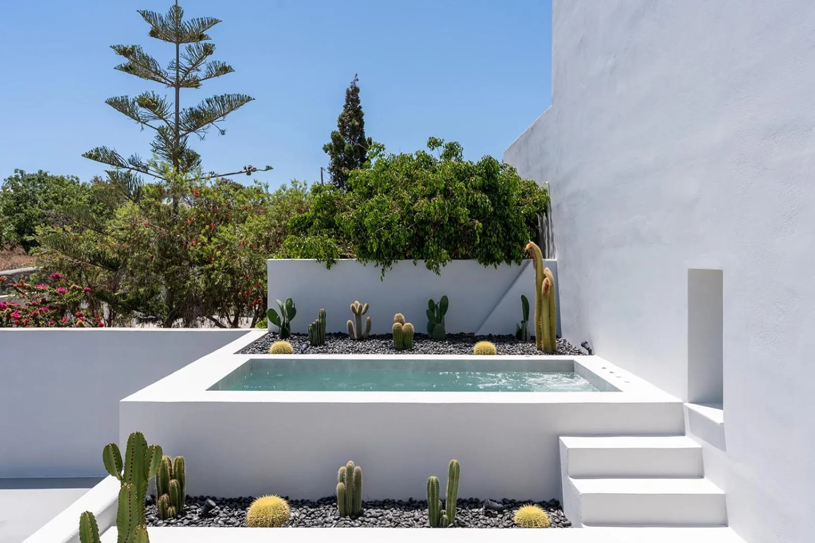 Hot Tub in Lilium Homes