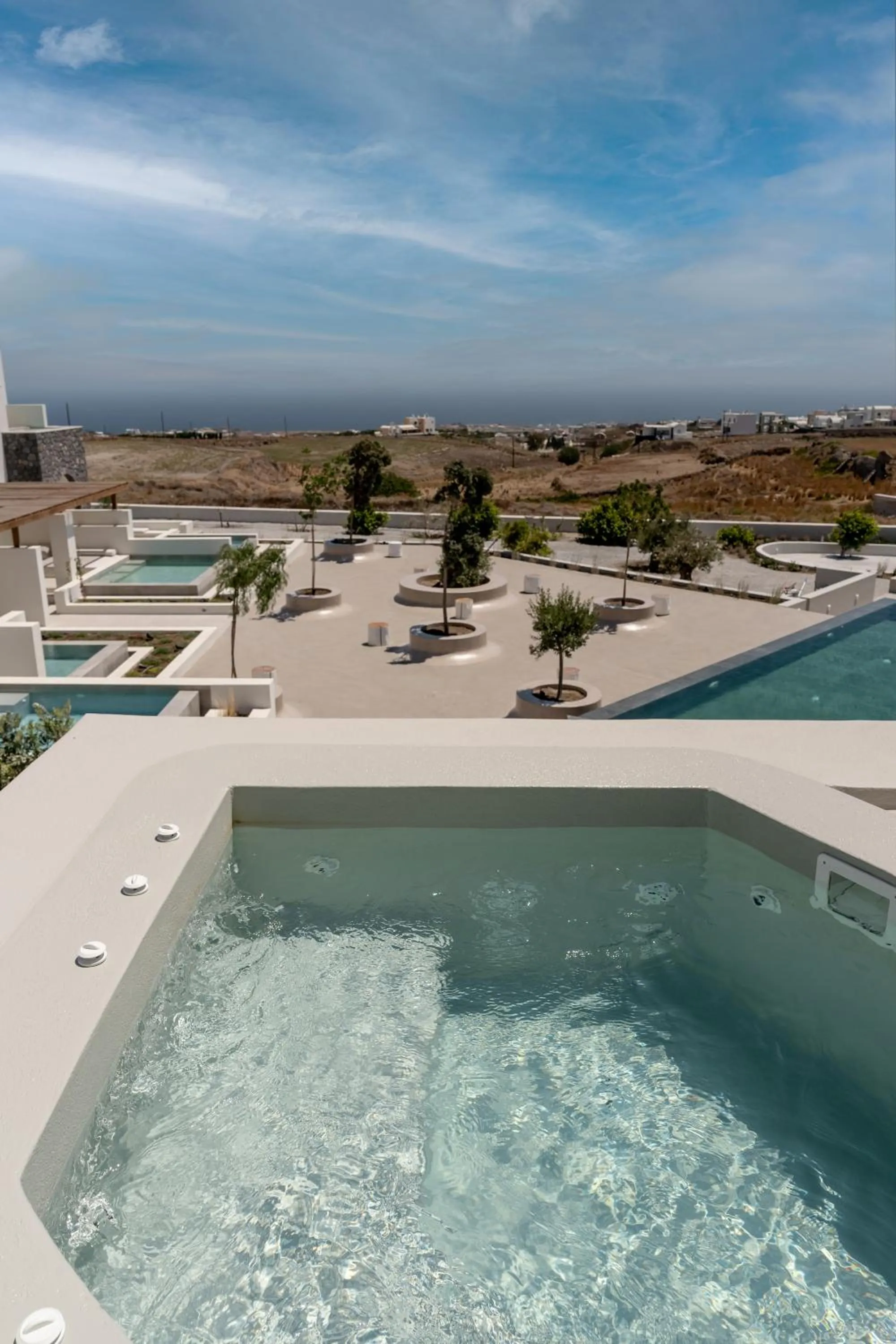 Hot Tub in Lilium Homes