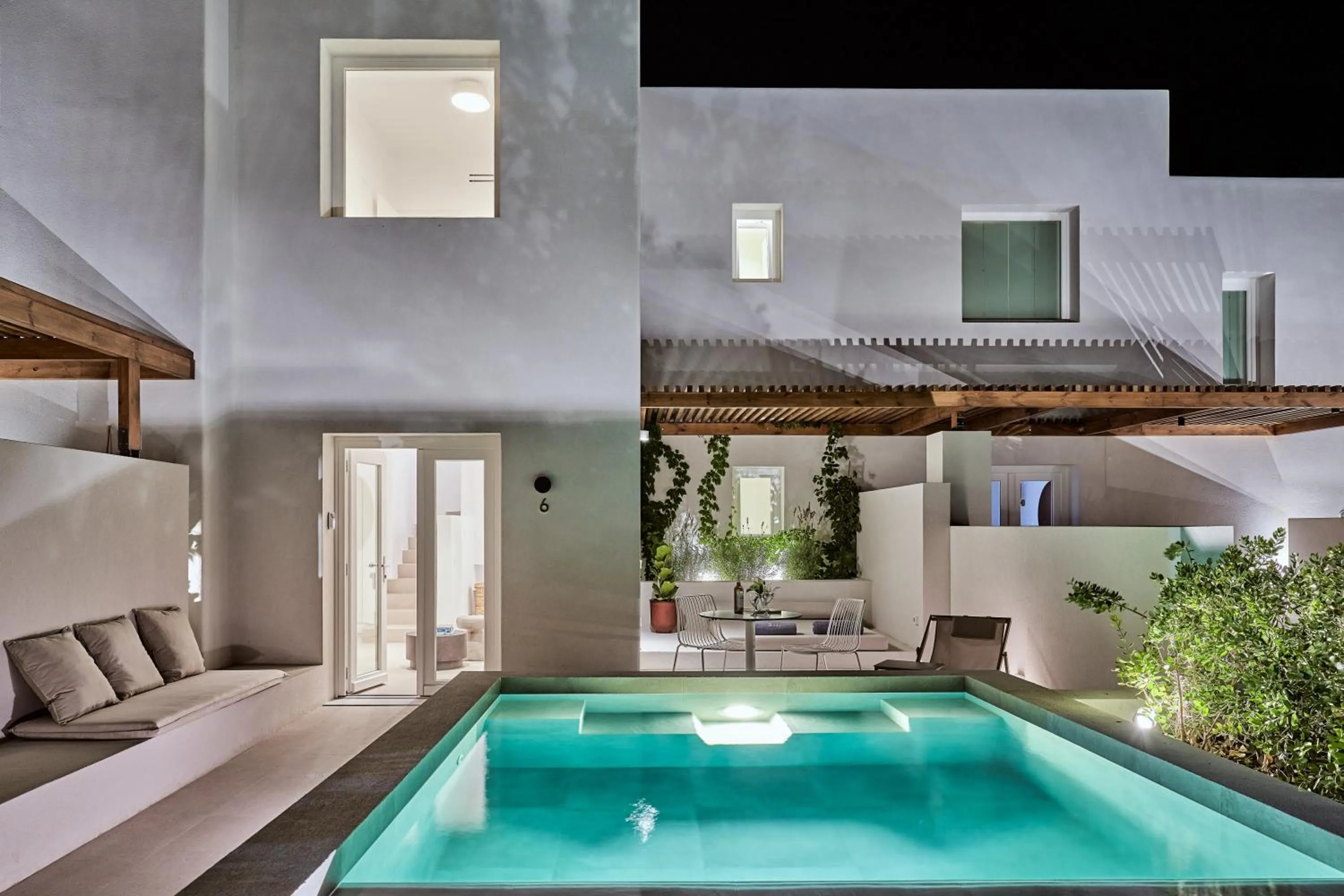 Pool view in Lilium Homes