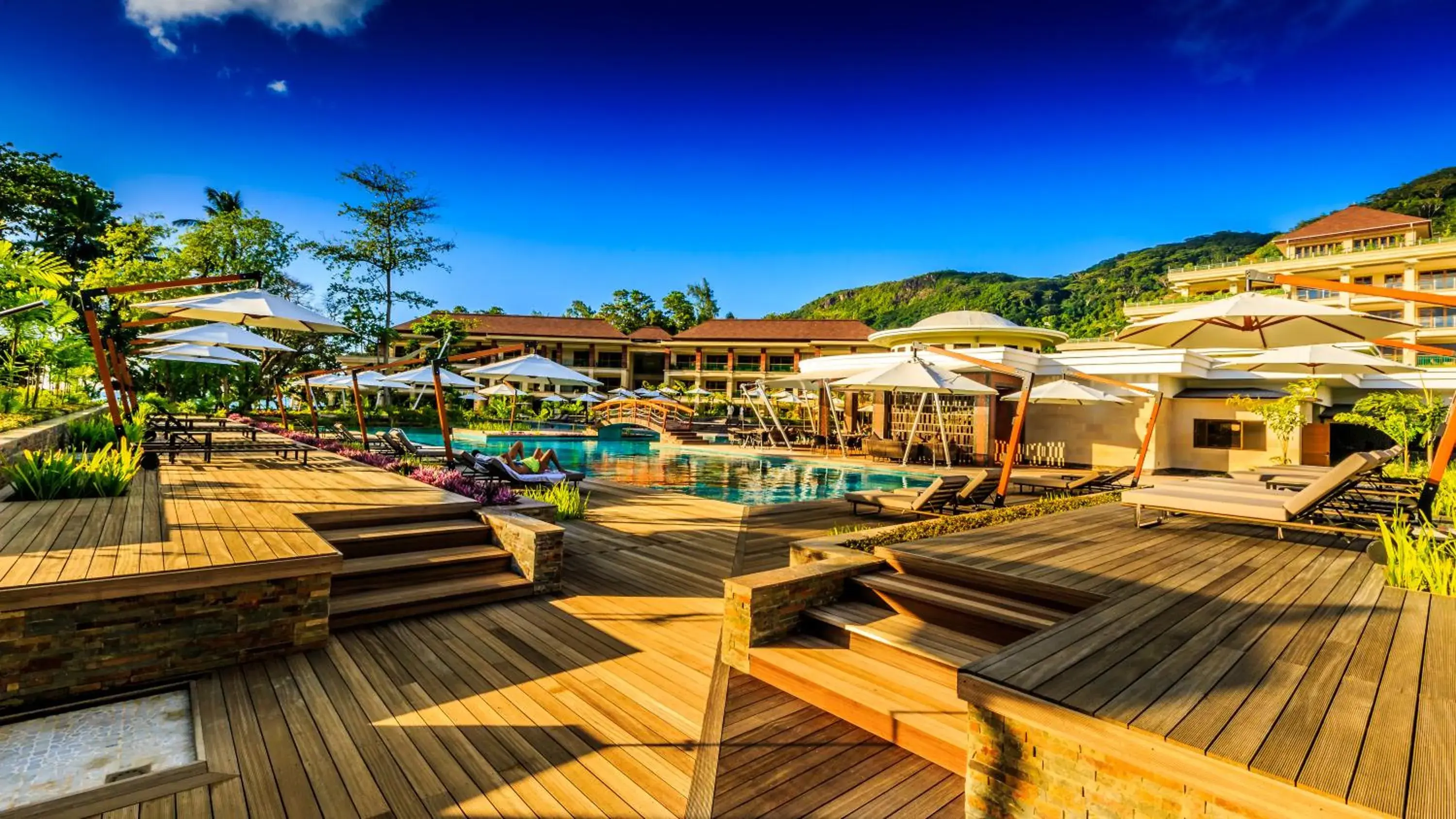 Swimming pool in Savoy Seychelles Resort & Spa Swimming pool in Savoy Seychelles Resort & Spa