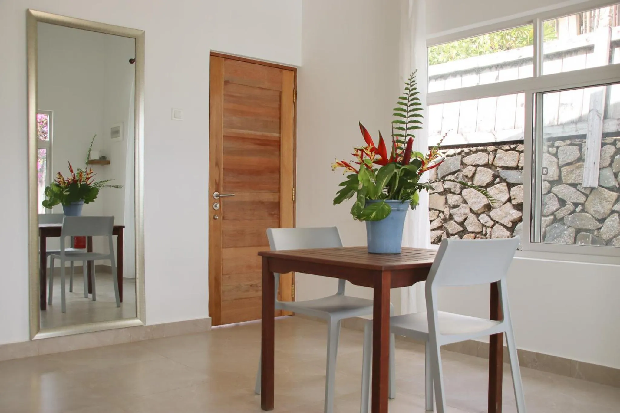 Dining area in Anse Soleil Resort