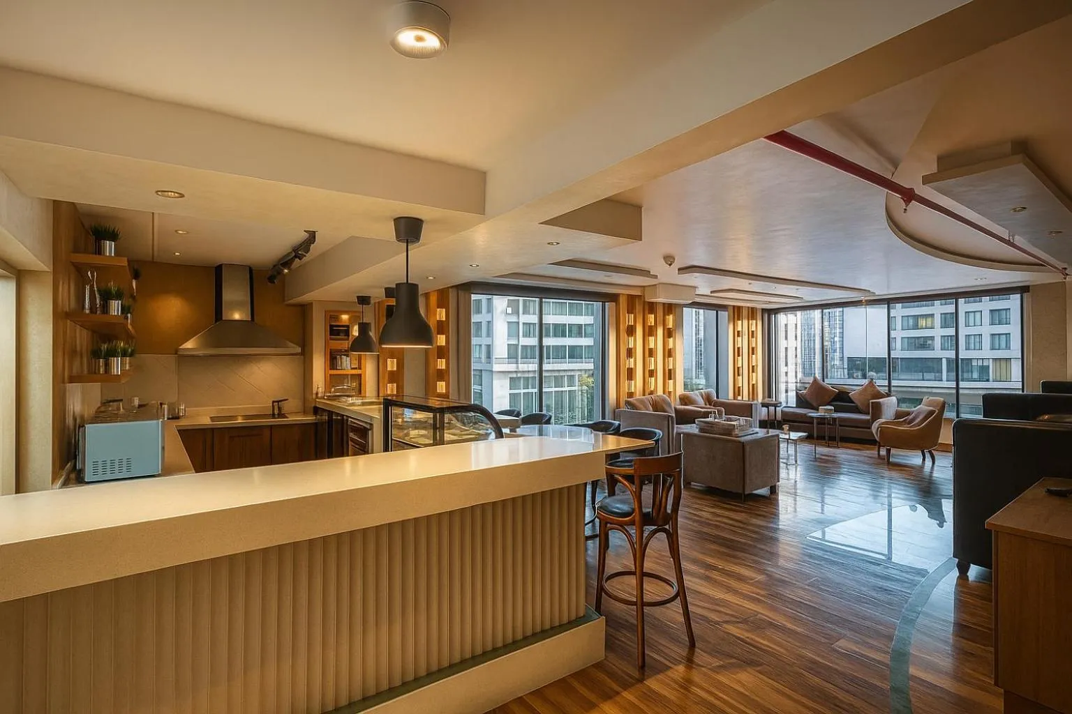 Lobby or reception in Elite Served Apartments Al Cornich