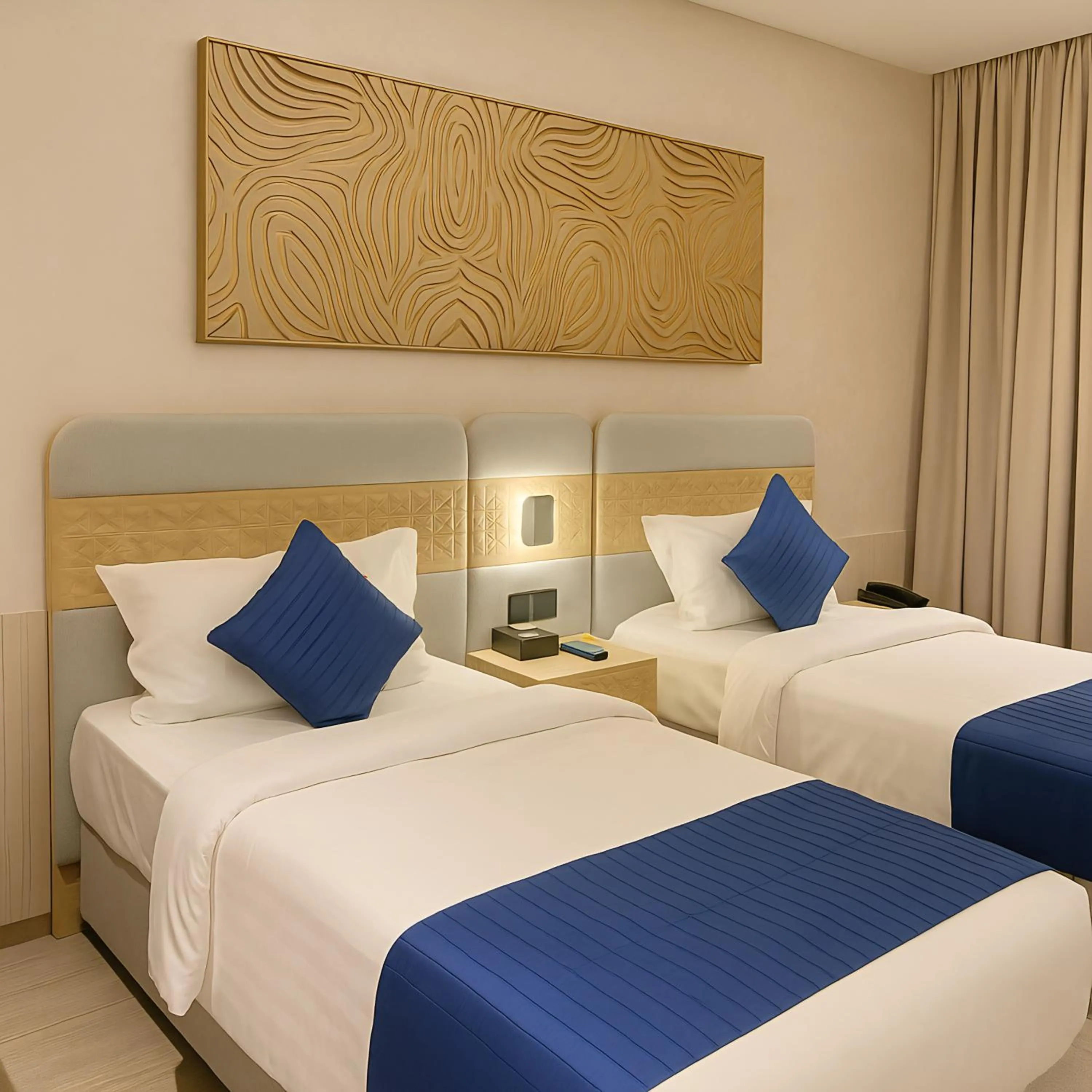 Bed in Elite Served Apartments Al Cornich