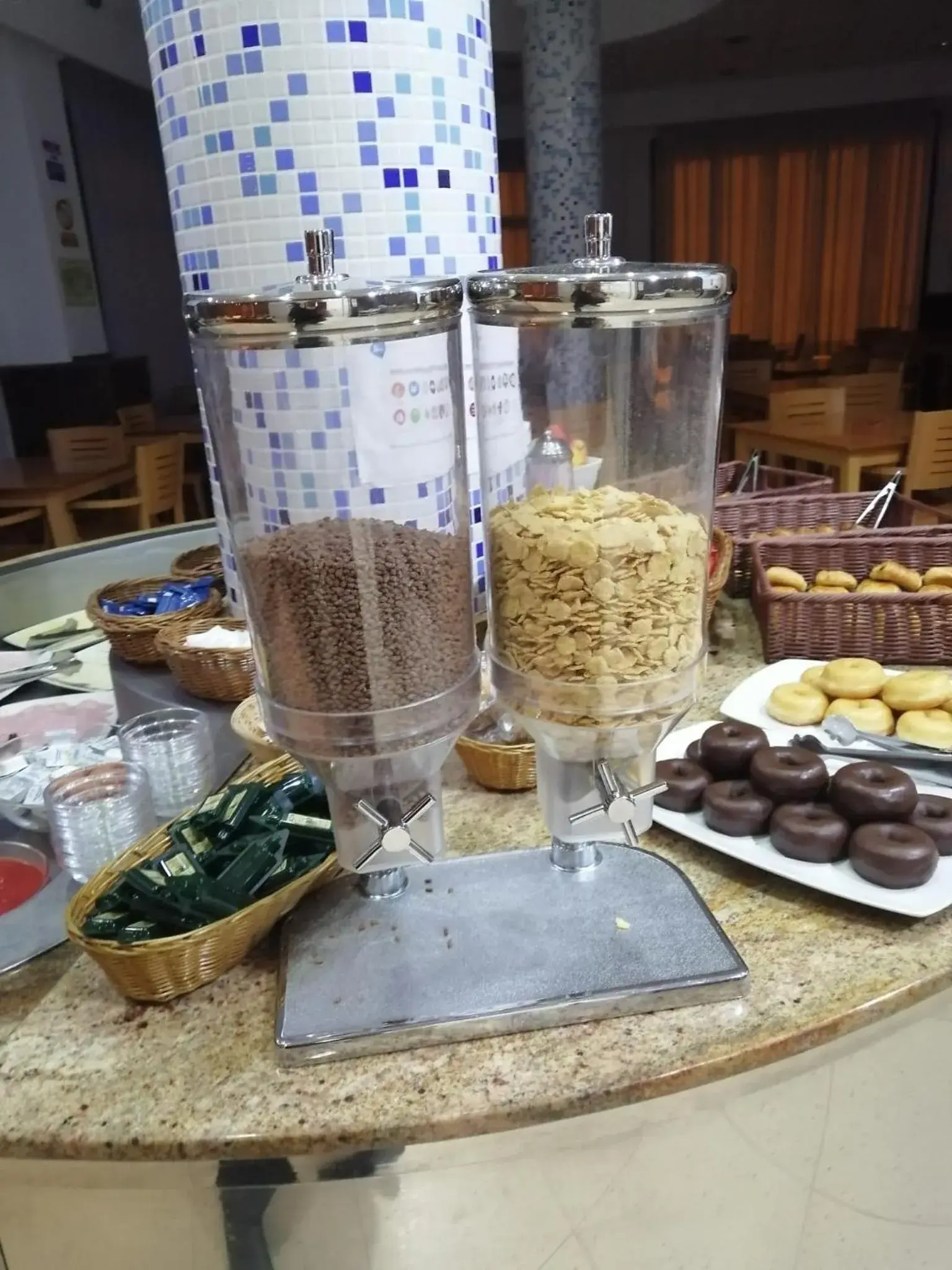 Buffet breakfast in Hotel Vent de Mar Buffet breakfast in Hotel Vent de Mar