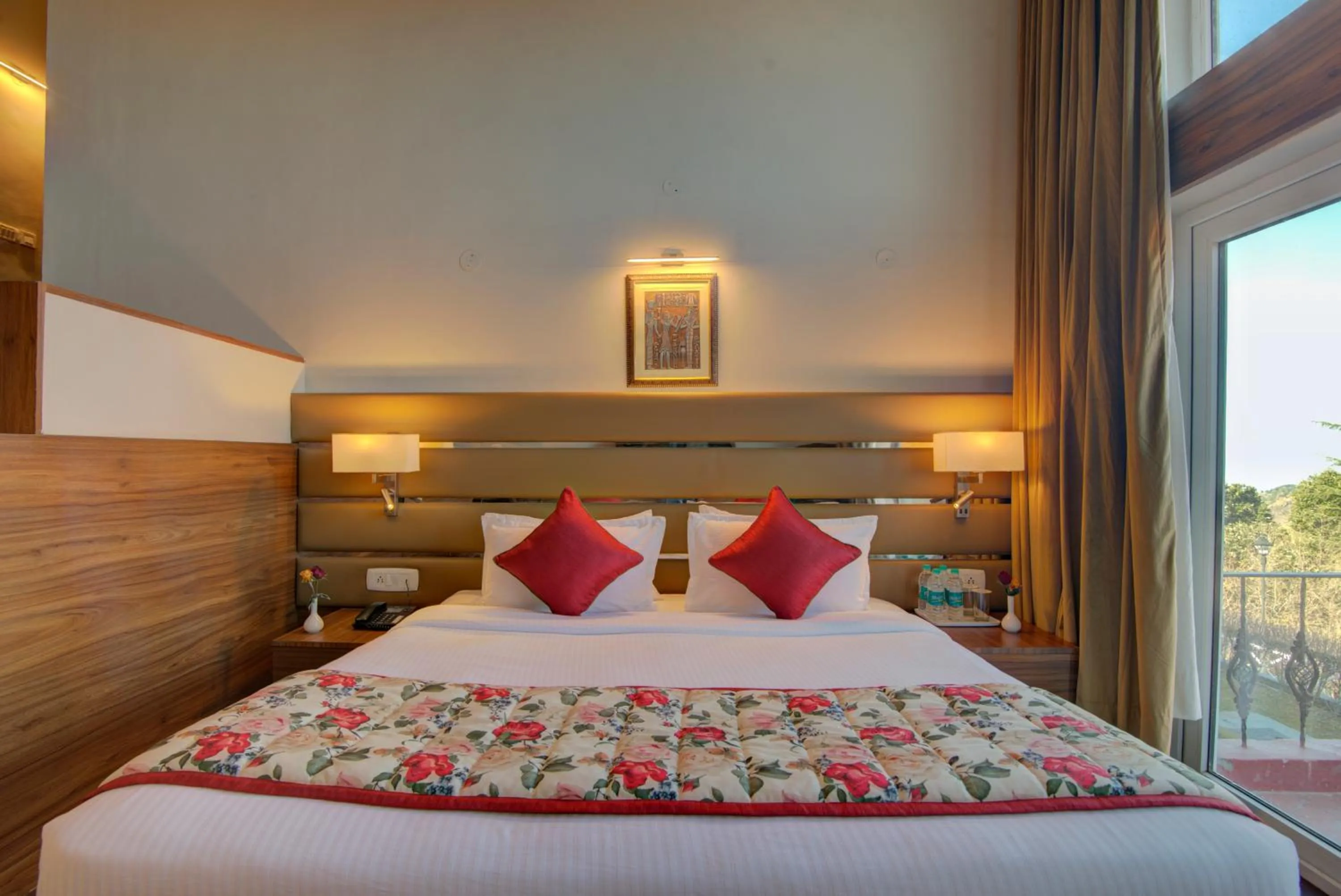 Bedroom in Tarika Resort & Spa , Chail