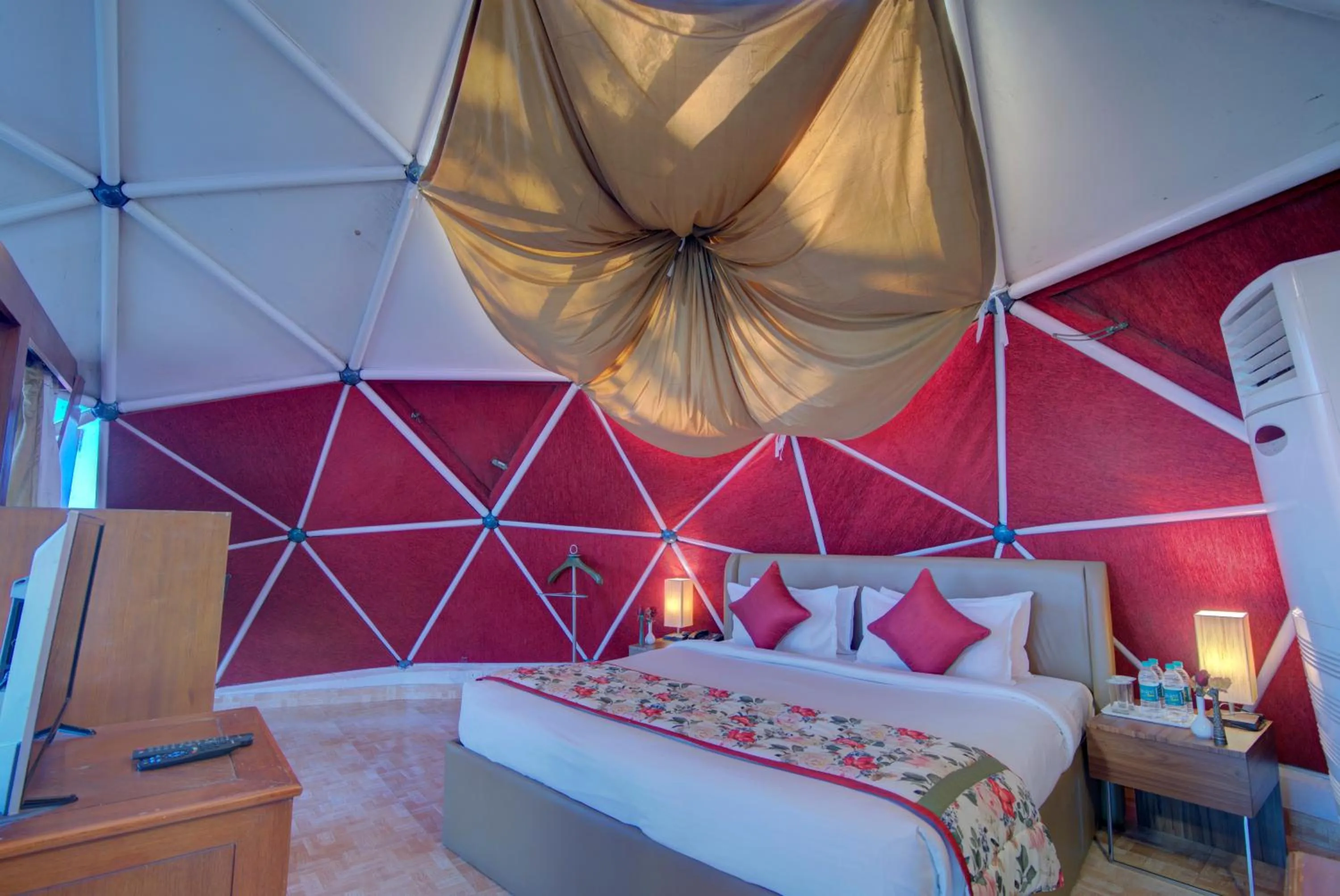 Bedroom in Tarika Resort & Spa , Chail