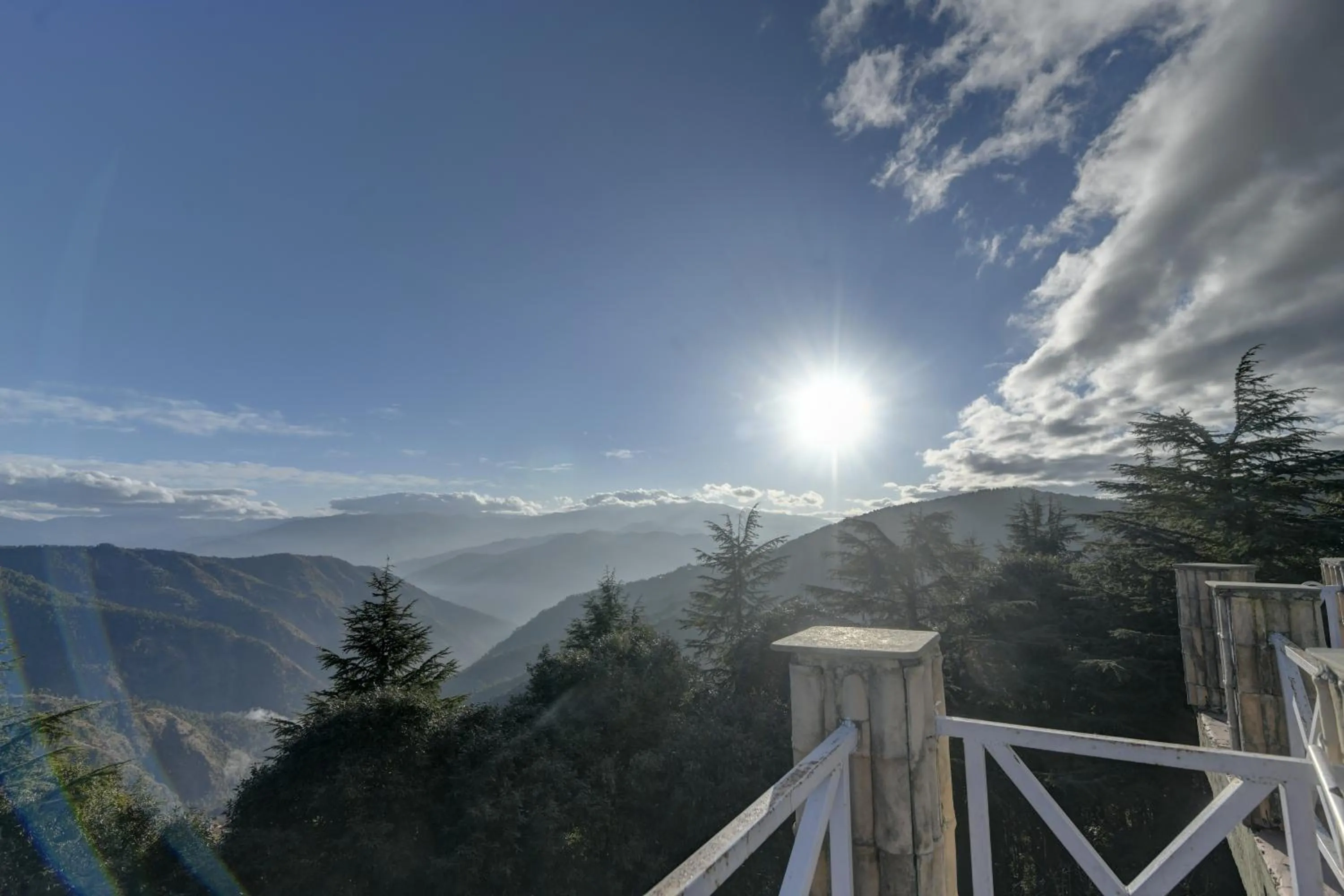 Mountain view in Tarika Resort & Spa , Chail