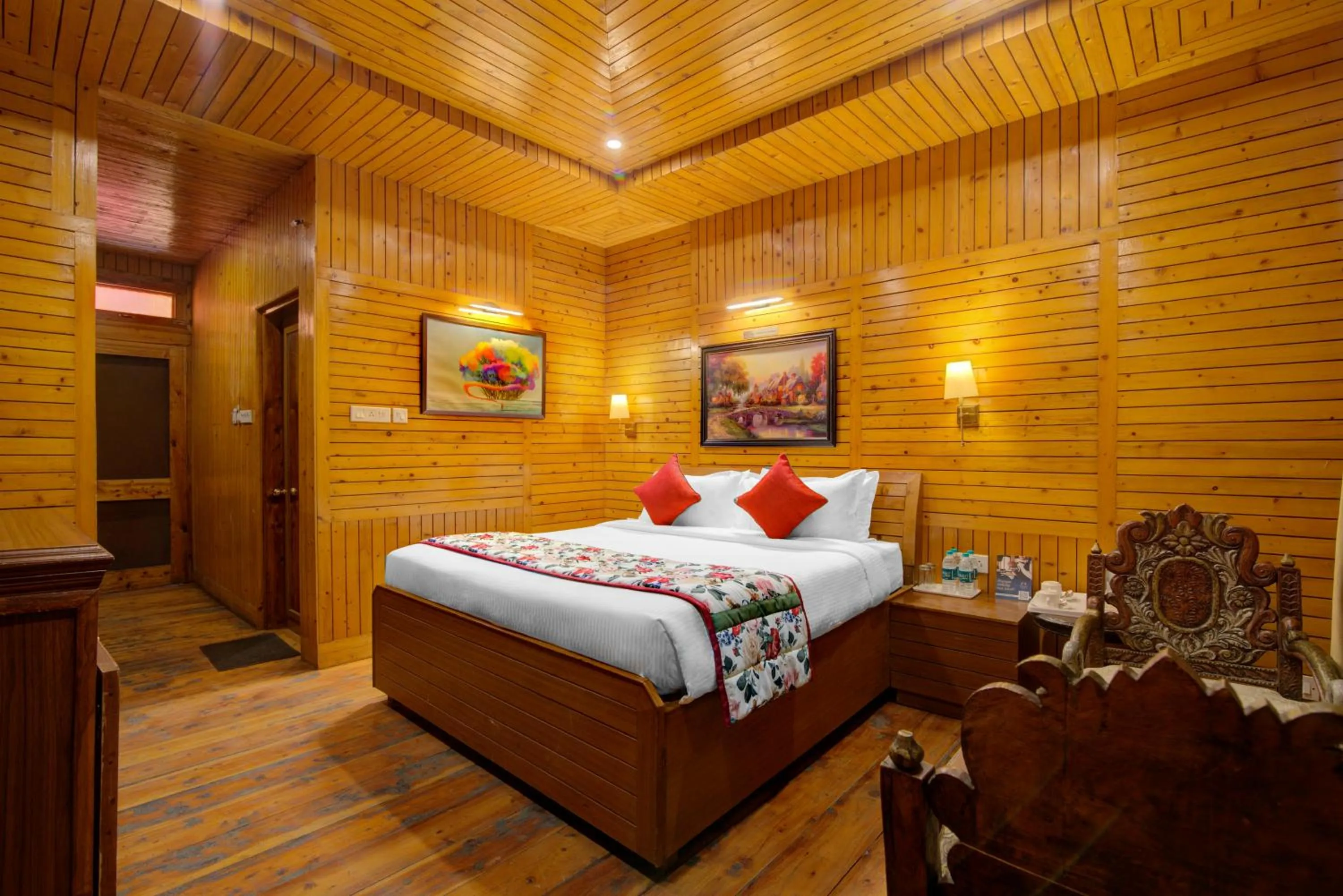 Bedroom in Tarika Resort & Spa , Chail