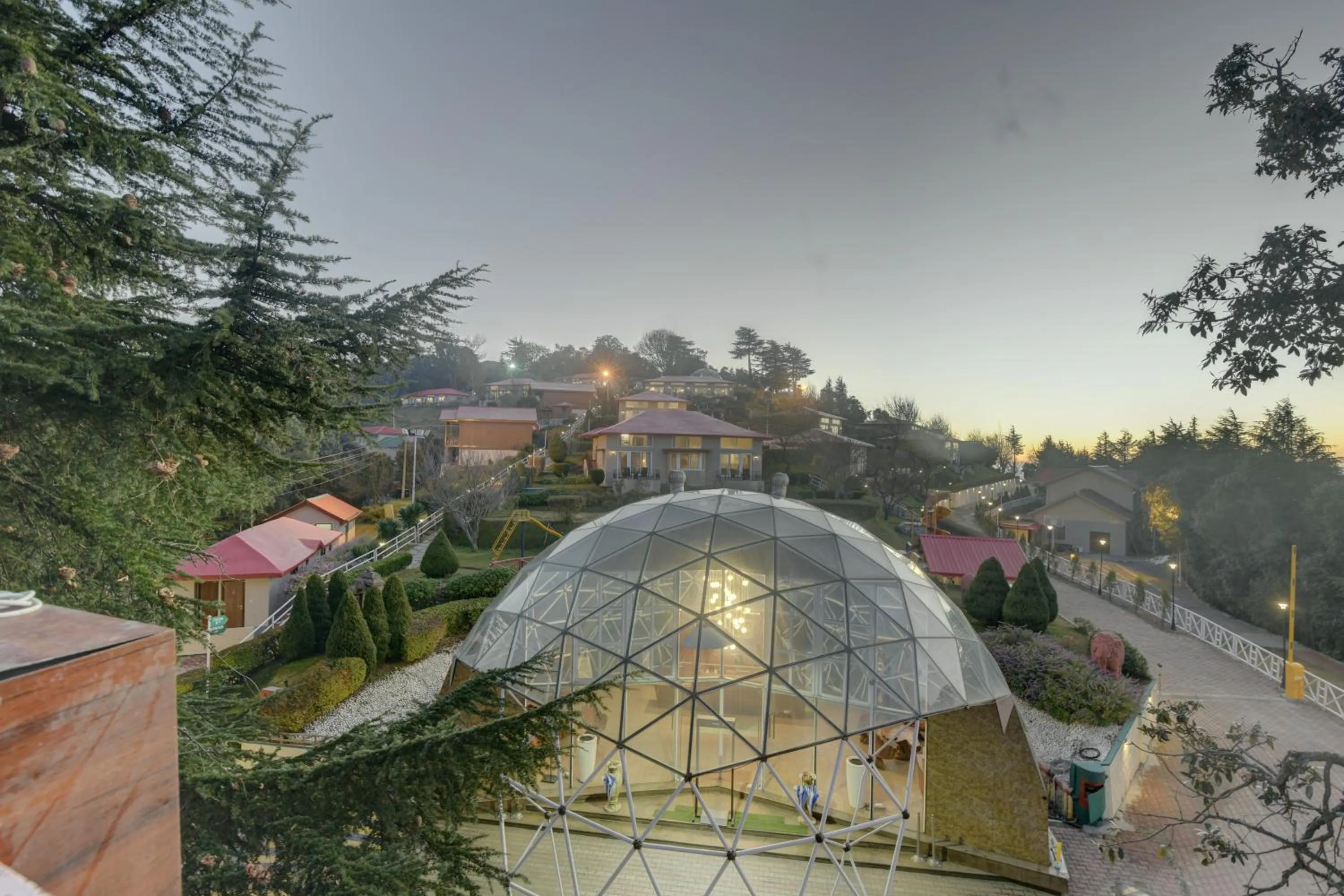 Facade/entrance in Tarika Resort & Spa , Chail