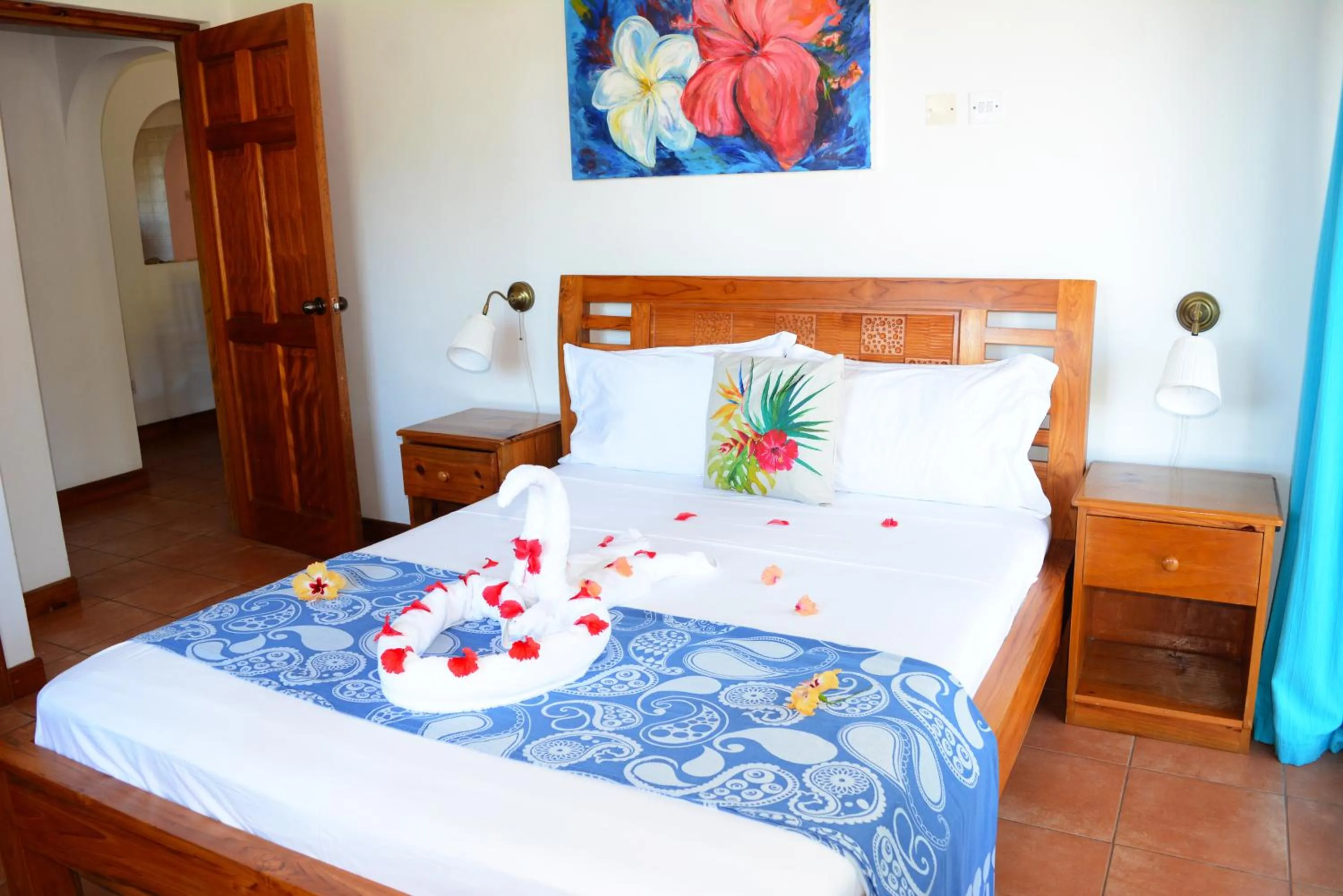 Bed in La Villa Therese